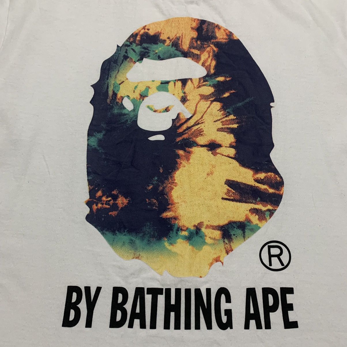 Bape Bape Medium Big Ape Head Tie Dye White Tee Size US M / EU 48-50 / 2 - 3 Thumbnail