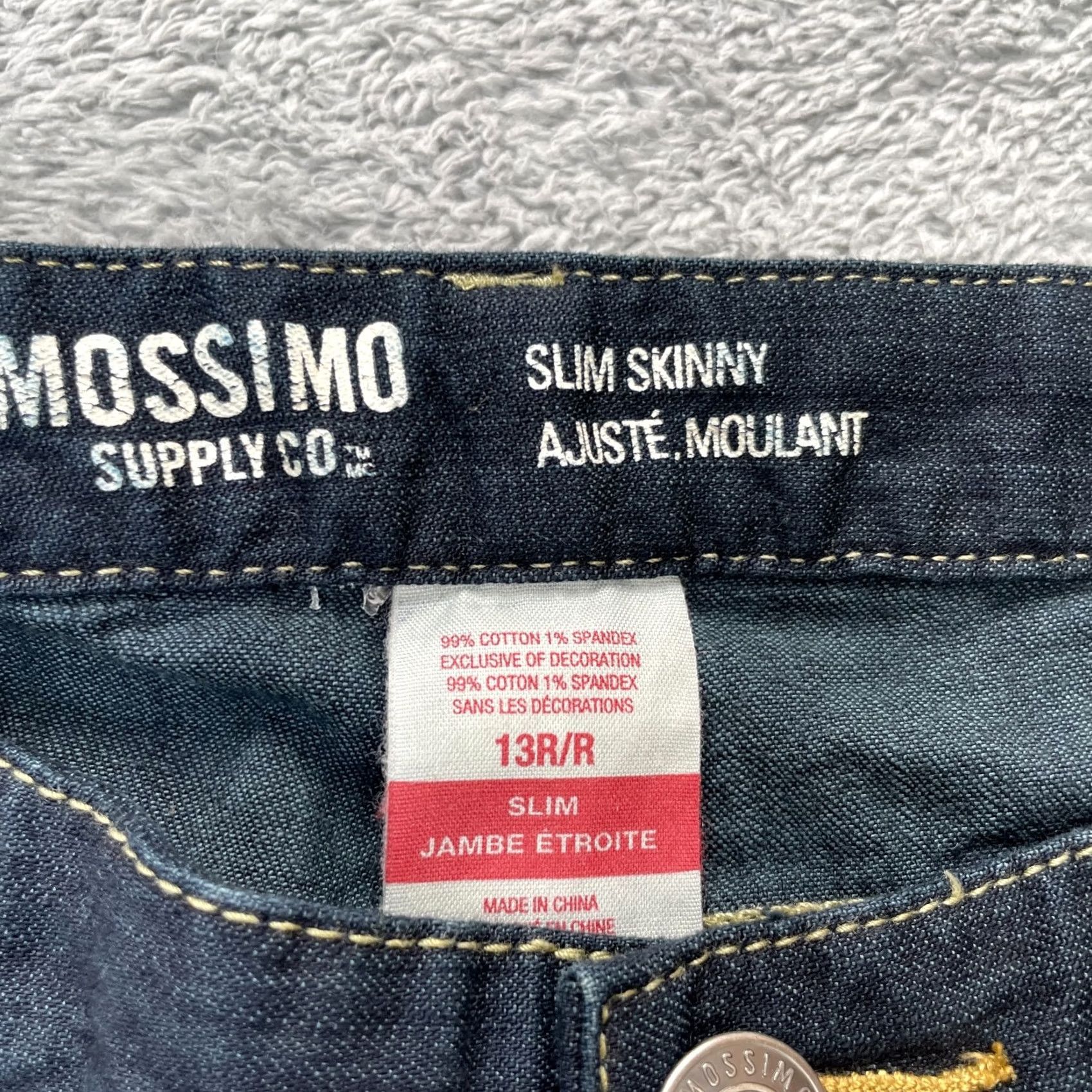 Mossimo Mossimo Jeans Womens Slim Skinny Low Rise Blue Denim Cotton Spandex 5-Pocket 31in Inseam Classic City Size 36" / US 14 / IT 50 - 4 Thumbnail
