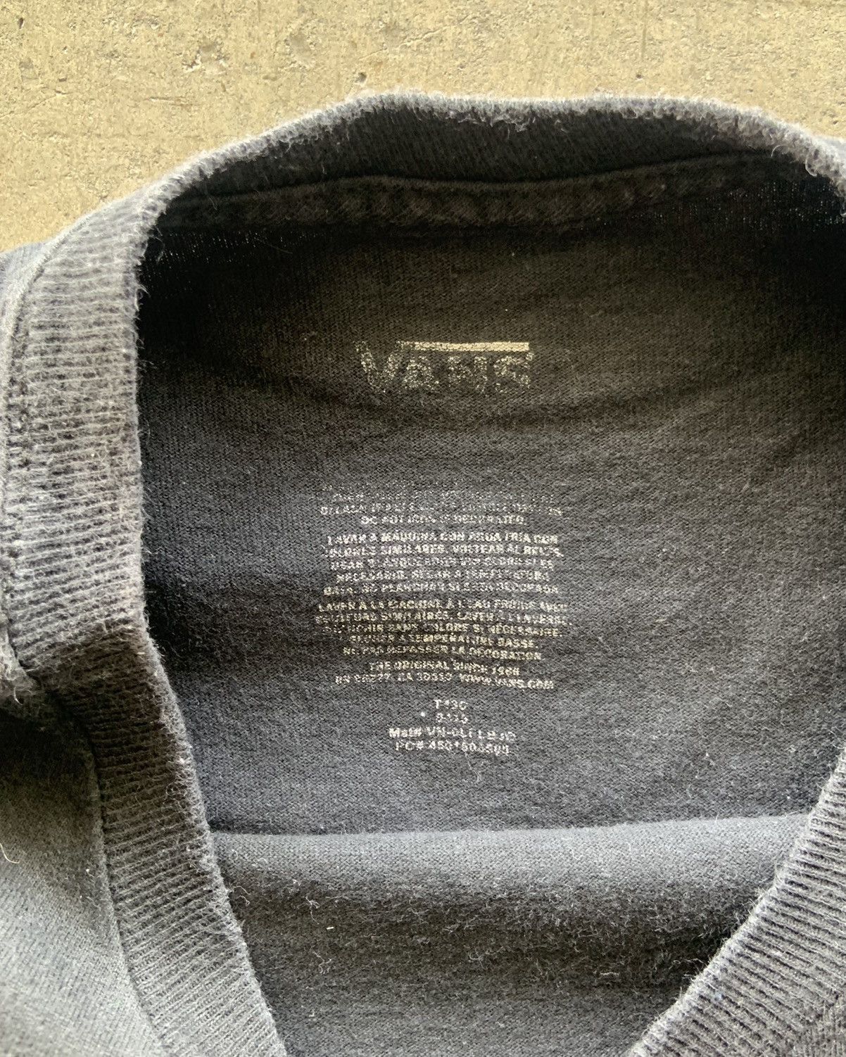 Japanese Brand × Vans × Vintage 2000s Vans Big Swoosh Faded Black Size US L / EU 52-54 / 3 - 3 Thumbnail