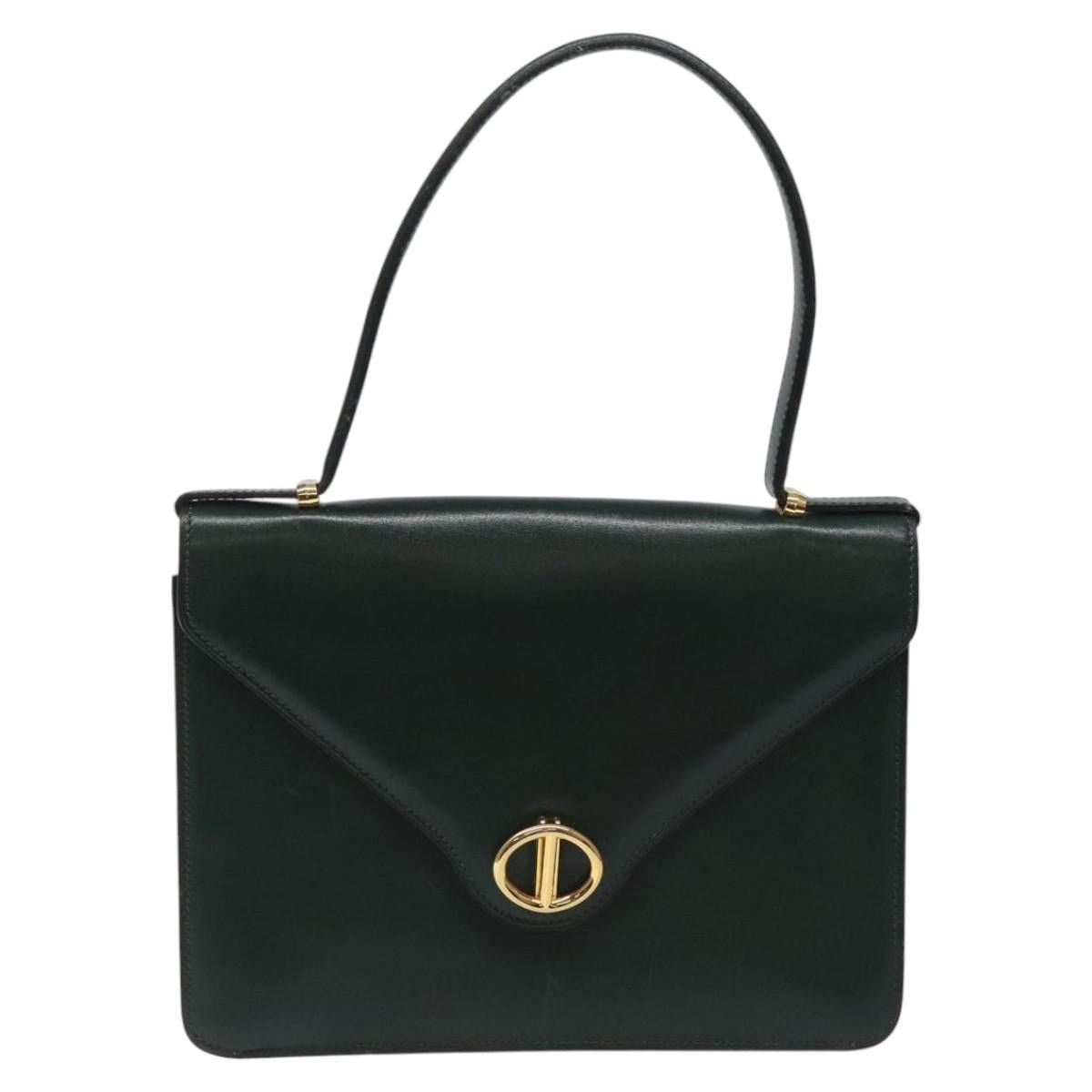 Dior DIOR Hand Bag Leather Green Gold Size ONE SIZE - 2 Thumbnail