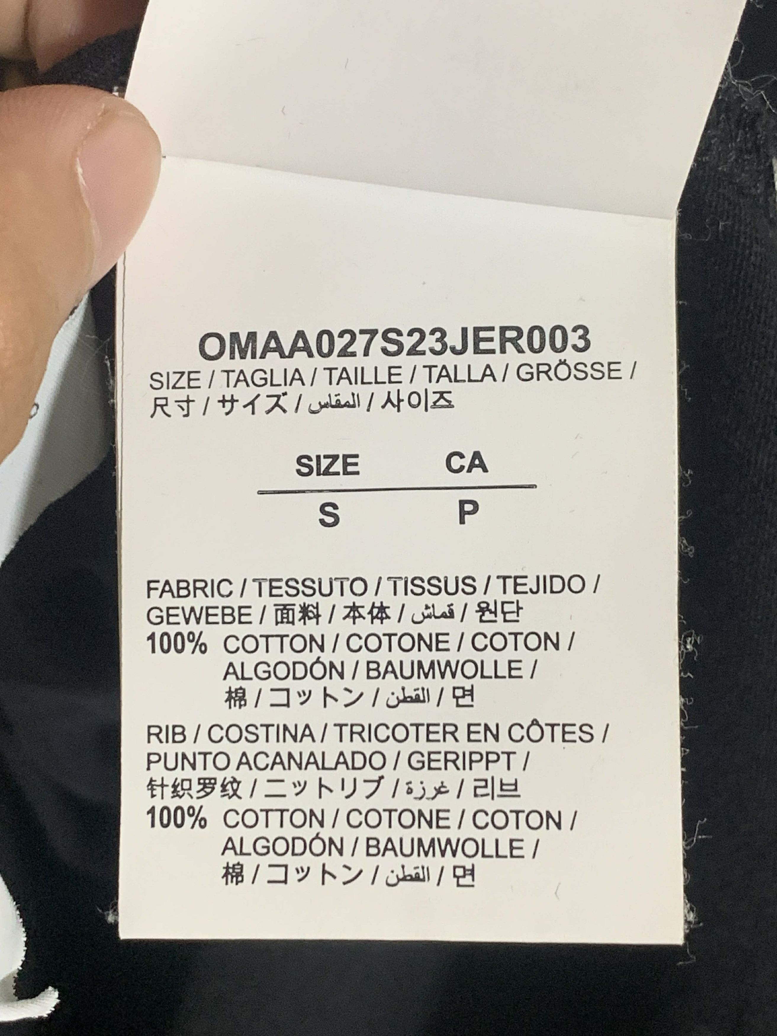 Off-White OFF-WHITE Arrow Caravaggio St Fran Slim Tee Black Size US S / EU 44-46 / 1 - 10 Thumbnail