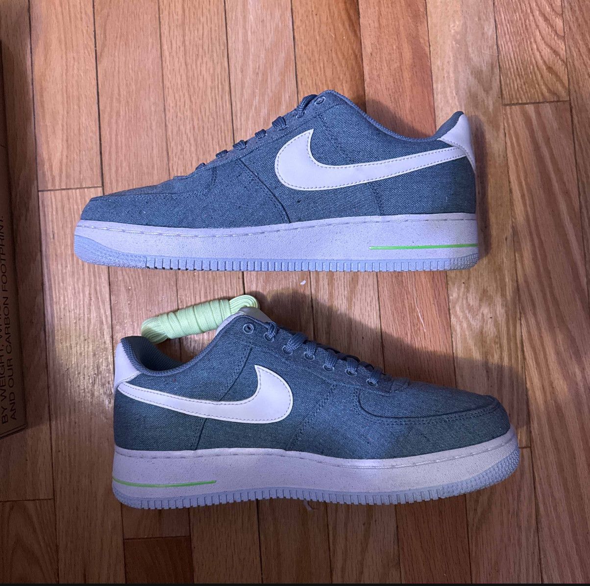 Nike nike air force 1 reycycled canvas pack 0zone blue Size US 10 / EU 43 - 2 Thumbnail