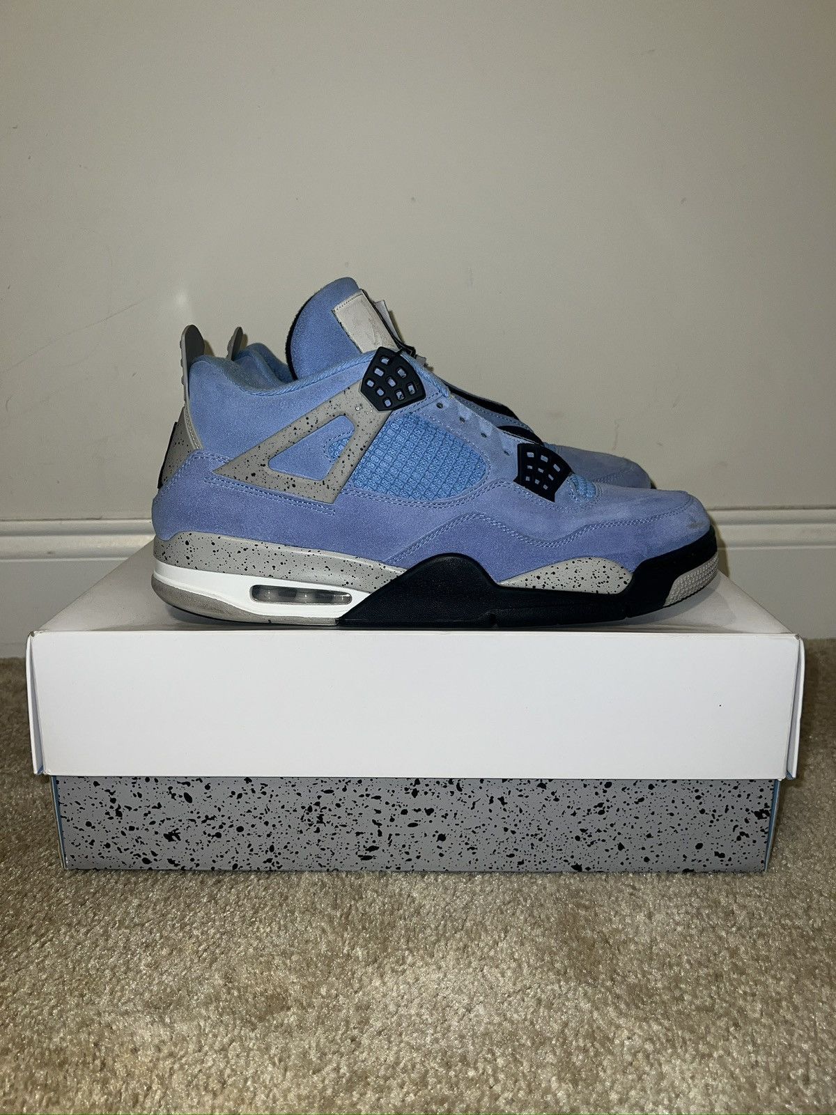 Jordan Brand AIR JORDAN 4 RETRO “UNIVERSITY BLUE” Size US 13 / EU 46 - 5 Thumbnail