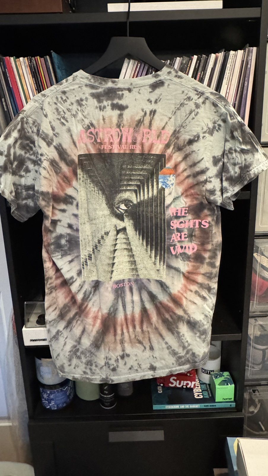 Travis Scott Festival Run Tie Dye Astroworld Tee Size US M / EU 48-50 / 2 - 2 Thumbnail