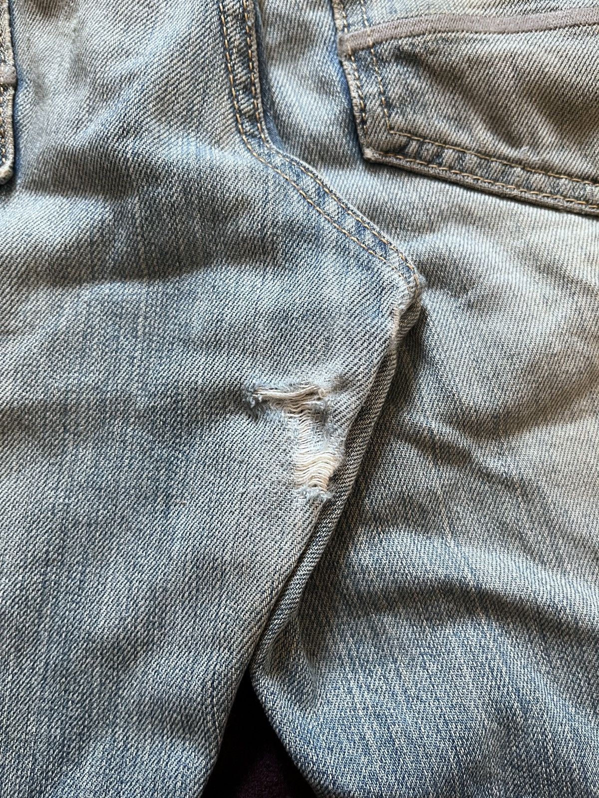 FCUK Fcuk Jeans Buckle Back Stonewash Size US 34 / EU 50 - 6 Thumbnail