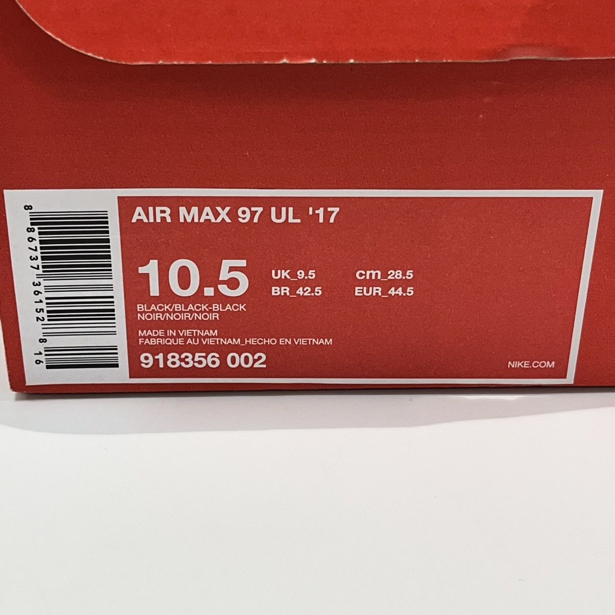 Nike Nike Air Max 97 Ultra 17 Triple Black Size US 10.5 / EU 43-44 - 13 Thumbnail
