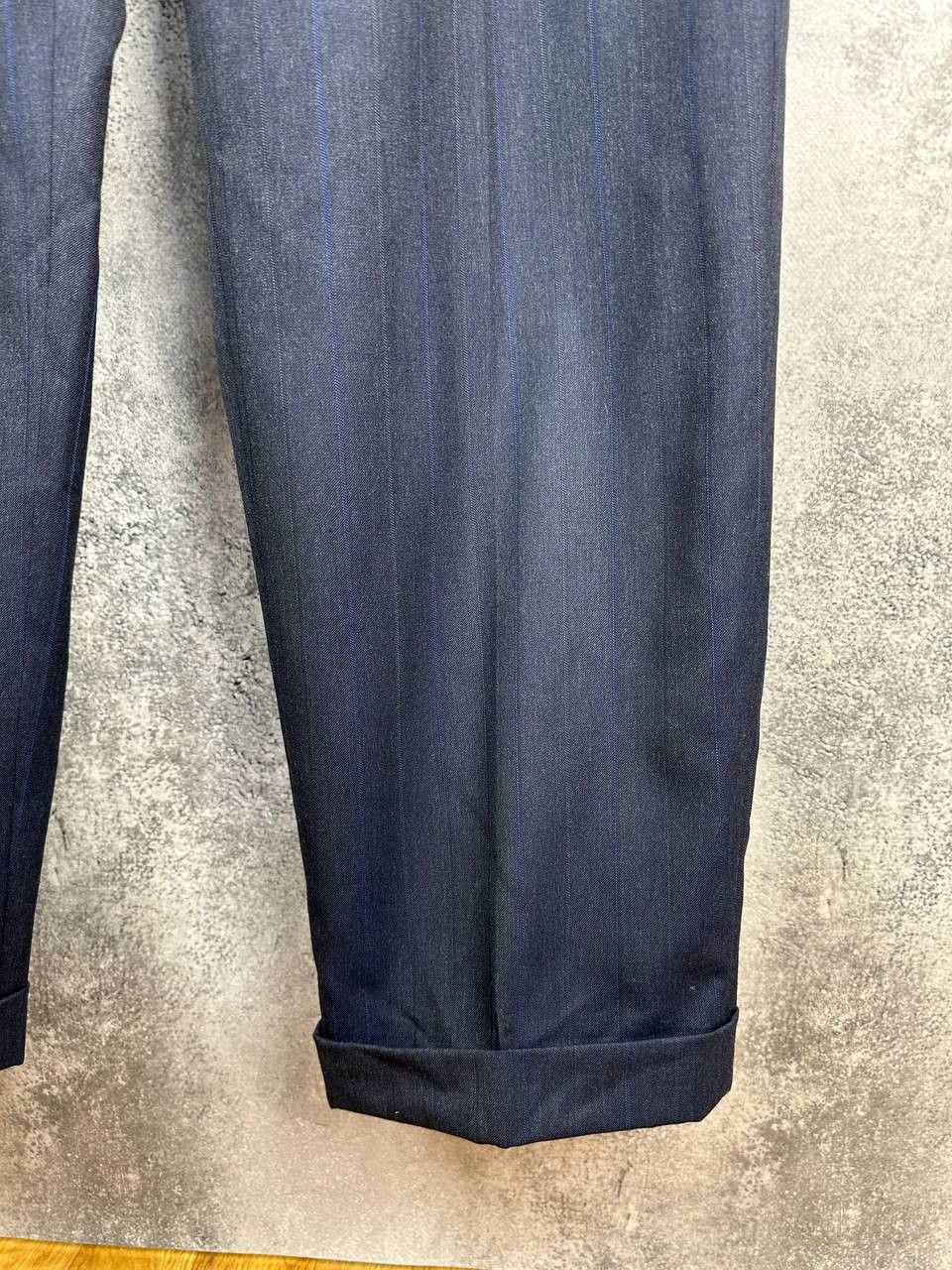 Christian Dior Monsieur Christian Dior Monsieur Double Breasted Striped Wool Suit Size 44S - 15 Thumbnail