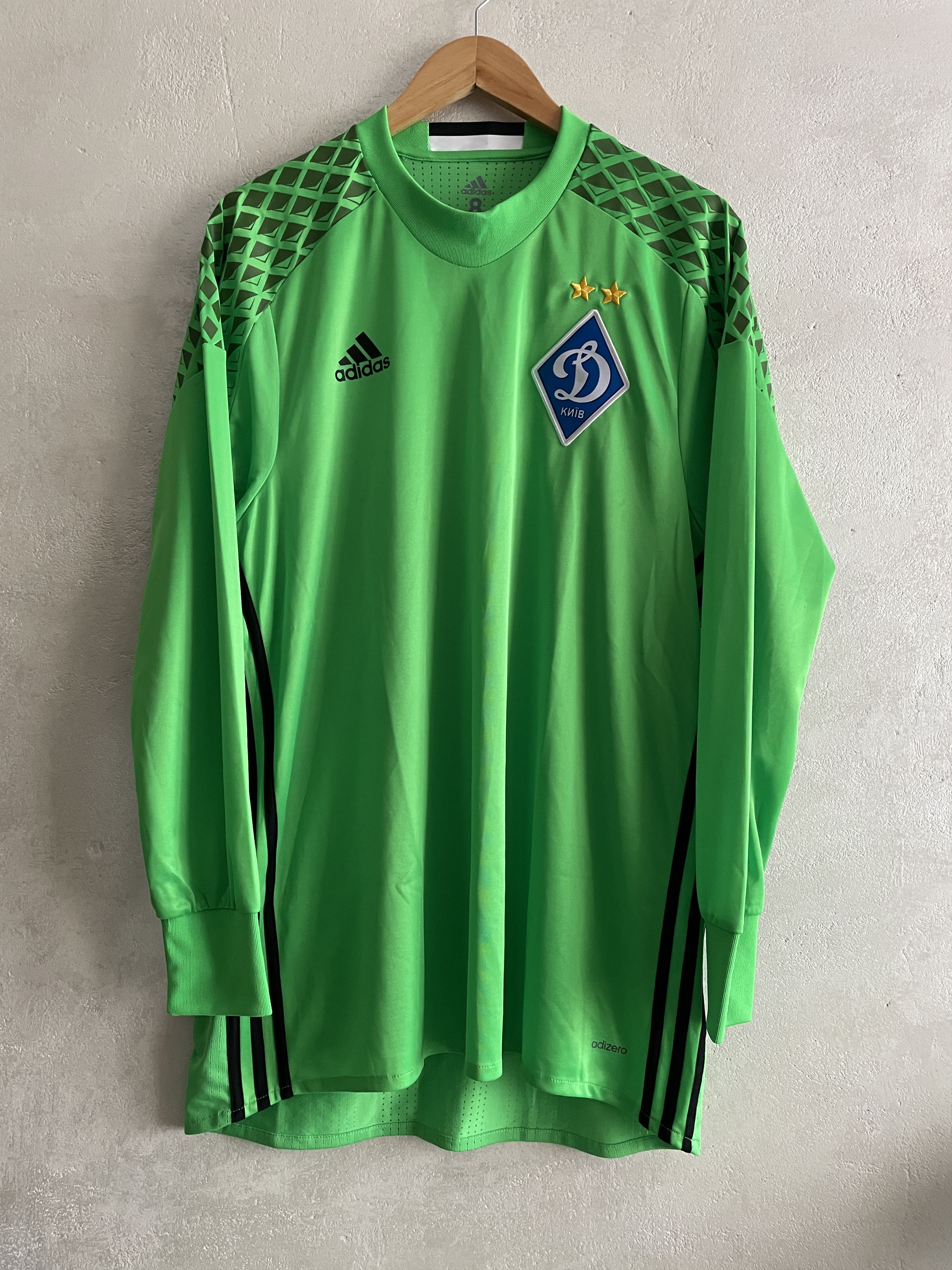 Adidas Dynamo Kyiv Goalkeeper Shirt 2016 Soccer Jersey Size US XL / EU 56 / 4 - 1 Thumbnail