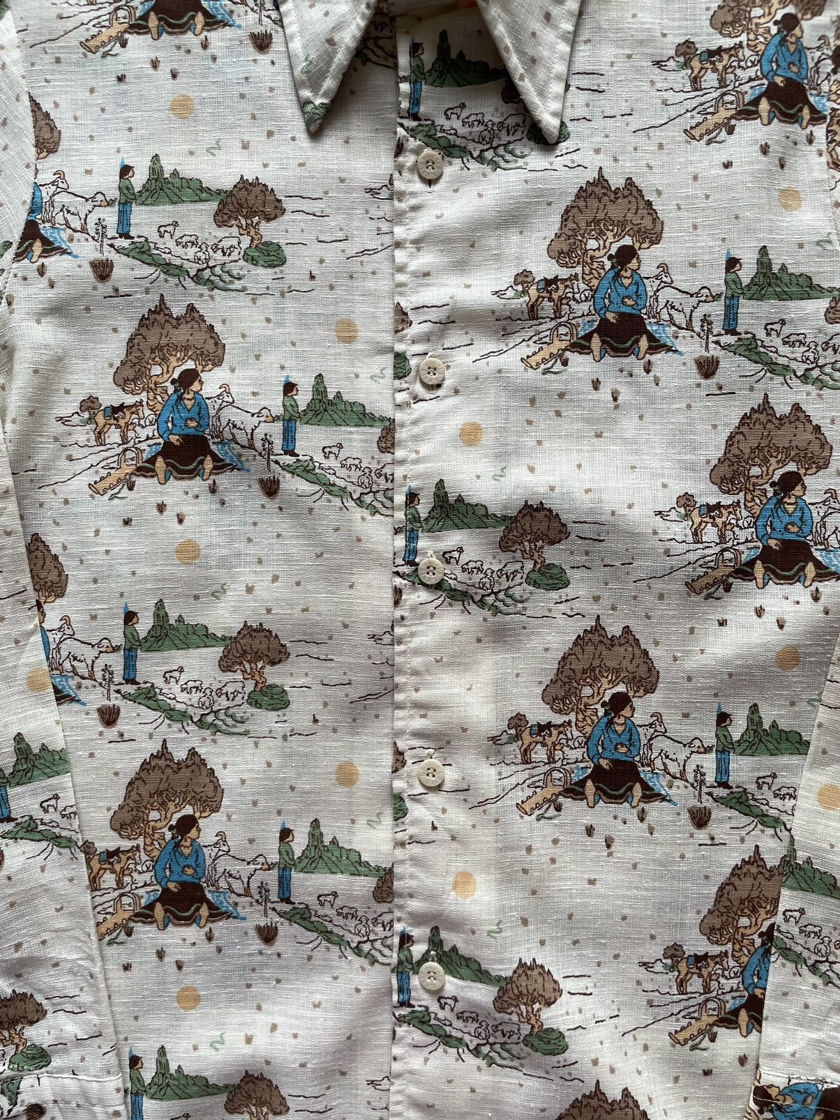 Levi's × Levi's Vintage Clothing ☆ Vintage 70s Levis Patterns Shirt Size US L / EU 52-54 / 3 - 2 Thumbnail