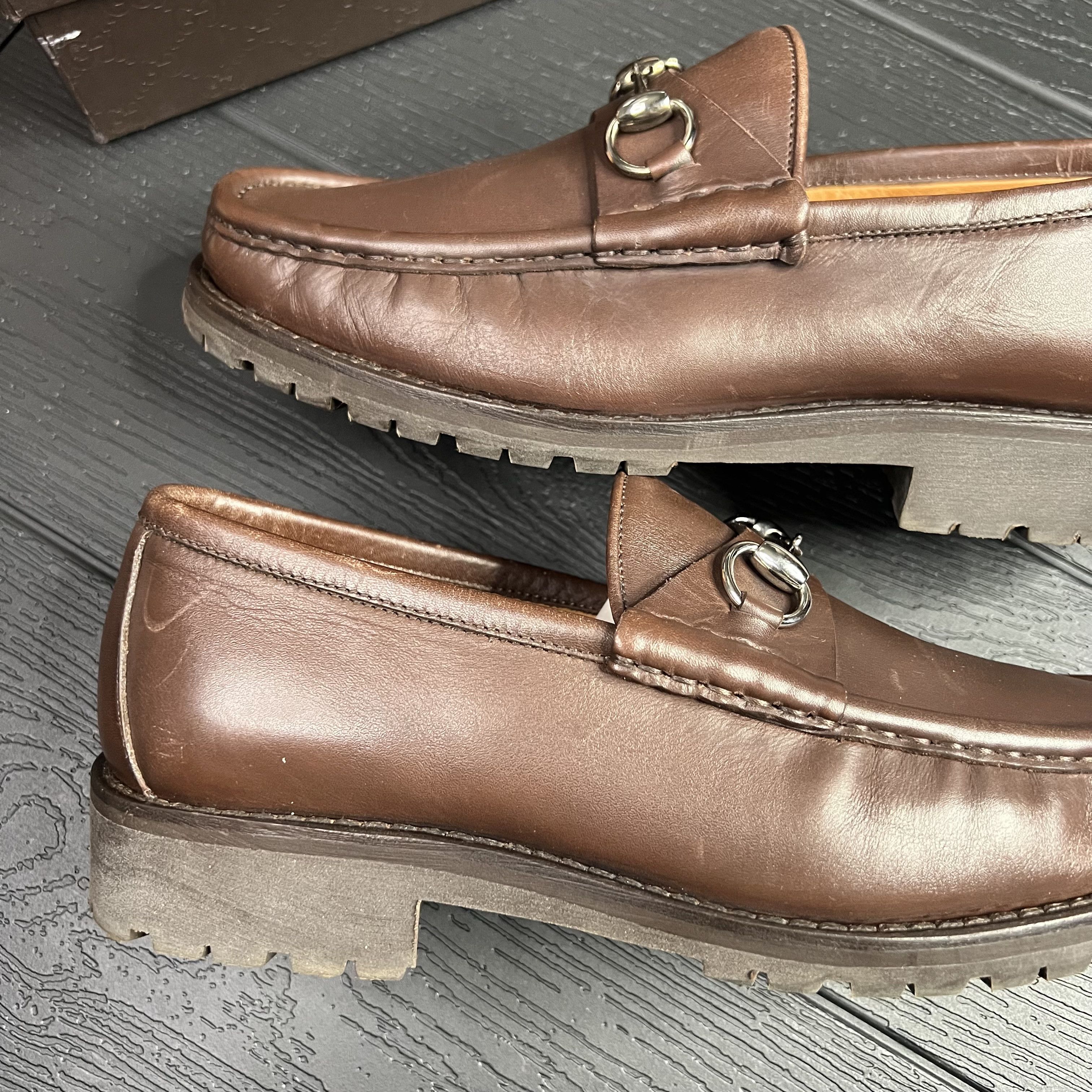 Gucci Gucci Horsebit Loafer Brown Size US 8 / EU 41 - 3 Thumbnail