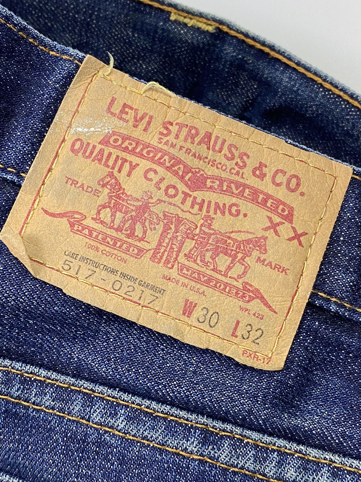 Levi's size 30x30 vintage 90s levis 517 flared denim jeans pant Size US 30 / EU 46 - 6 Thumbnail