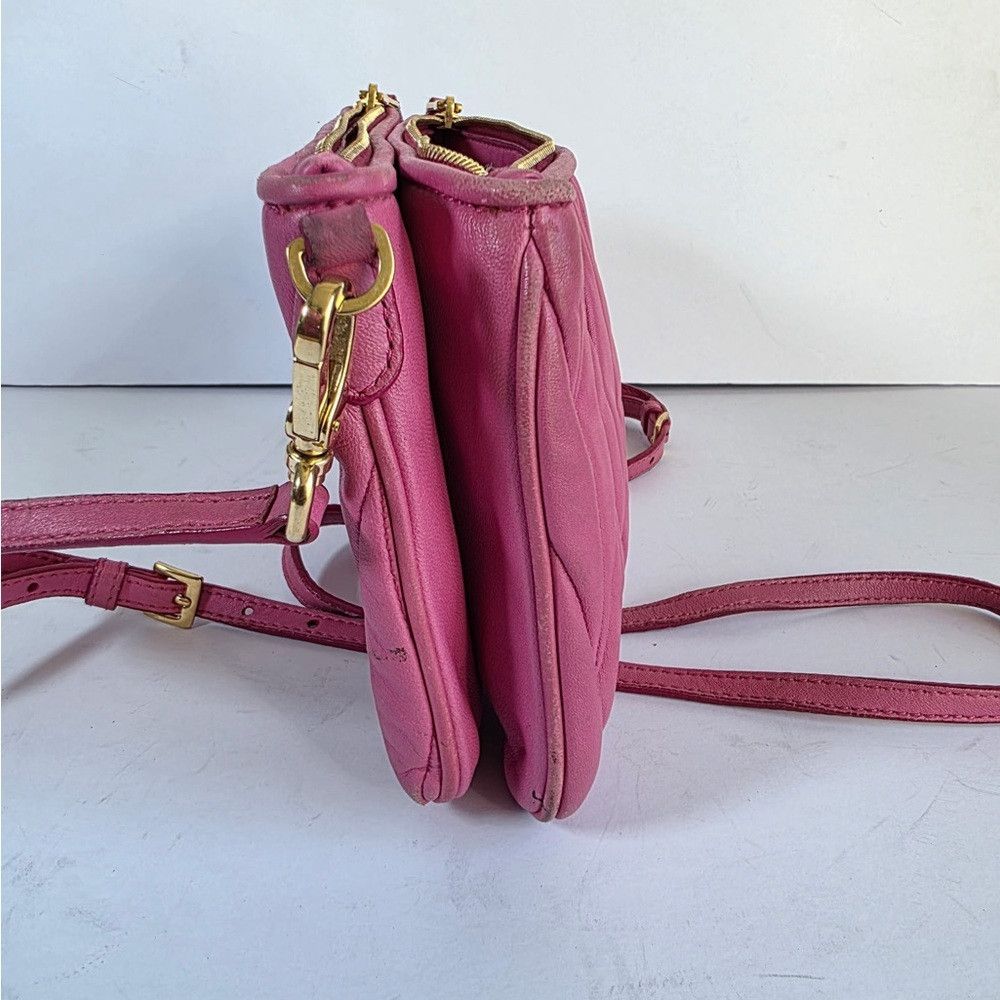 Miu Miu Miu Miu Pink Matelasse Shoulder Bag Size ONE SIZE - 4 Thumbnail