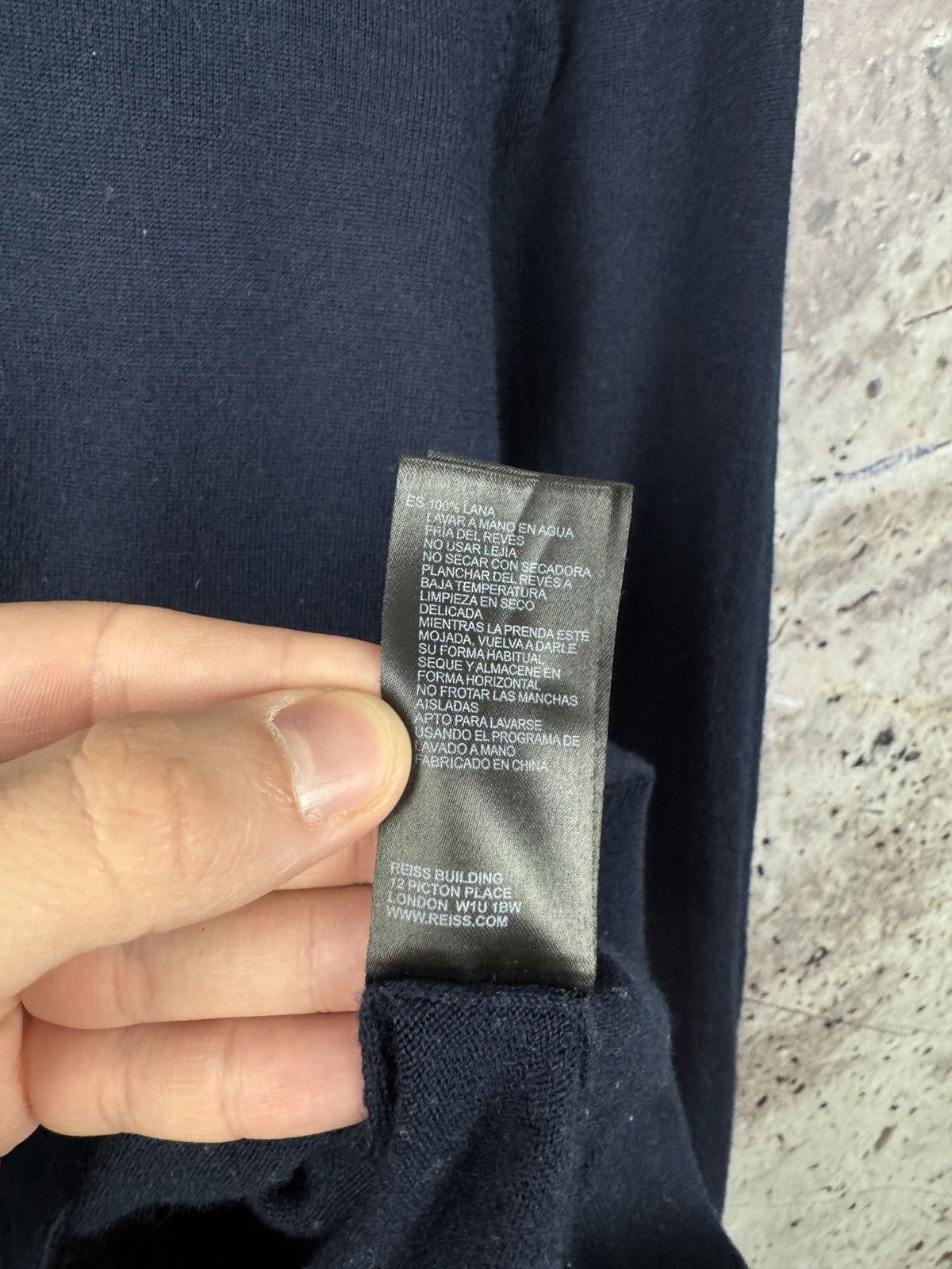 Other × Reiss Men’s Reiss Polo Shirt Long Sleeve Pullover Size XS Size US XS / EU 42 / 0 - 7 Thumbnail