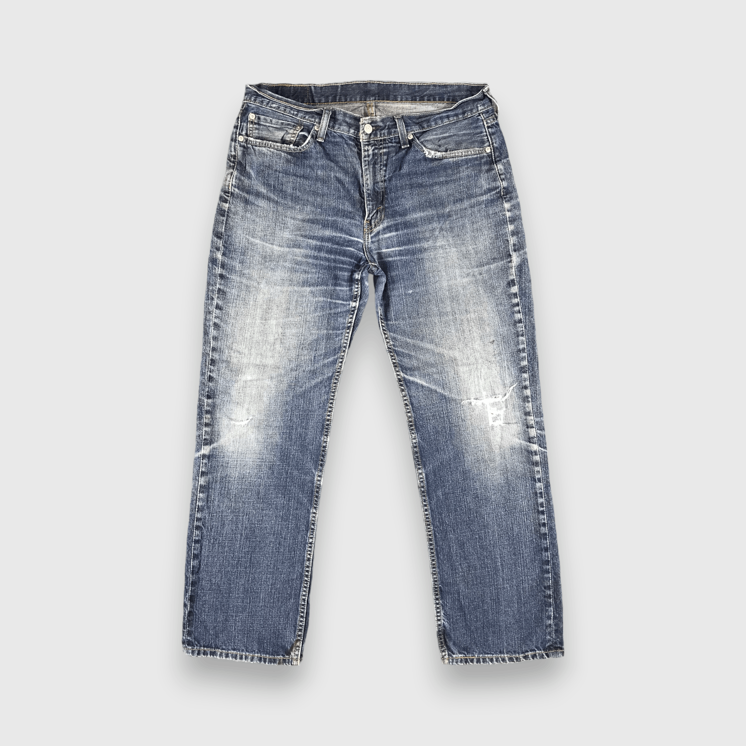 Levi's Vintage Faded Black Levis 514 Jeans-J2649 Size US 35 - 1 Thumbnail