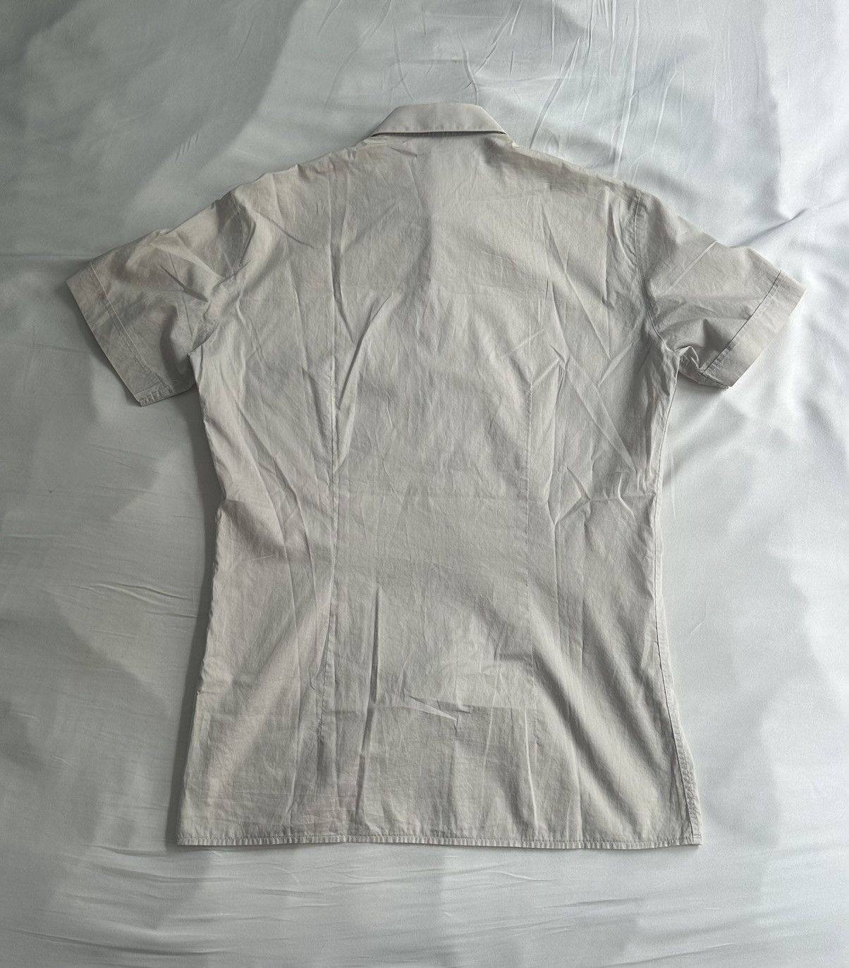 トップス 2006 RAF SIMONS grey shirt Raf Simons SS05 'History Of My World' Silent Piece Tee