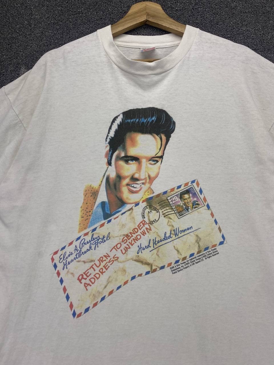 Band Tees × Vintage Vintage Elvis Presley Punk Rock Band Tee T Shirts Size US XL / EU 56 / 4 - 5 Thumbnail