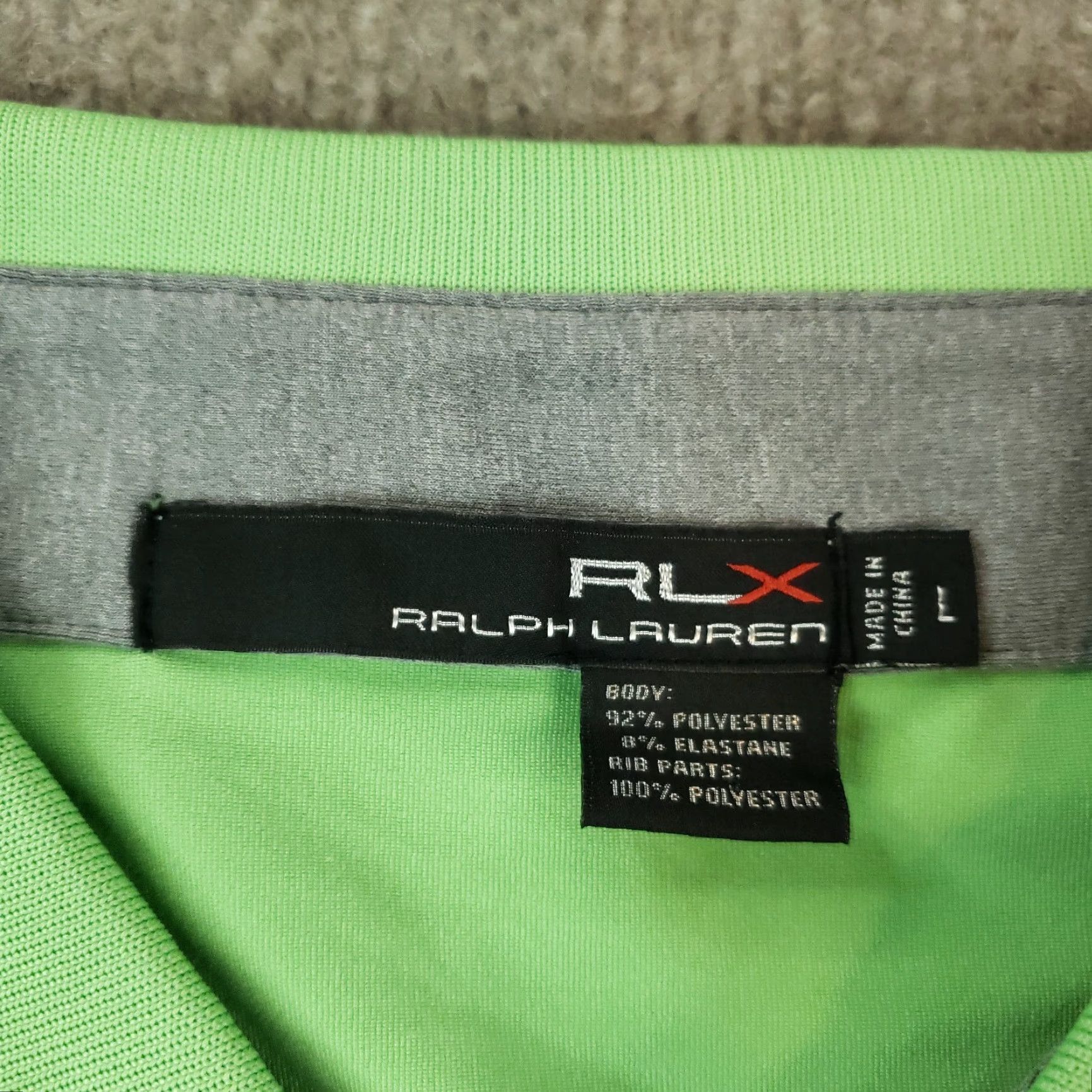 Ralph Lauren Ralph Lauren Polo Mens Large Green Short Sleeve Wicking Stretch Golf Shirt Size US L / EU 52-54 / 3 - 5 Thumbnail