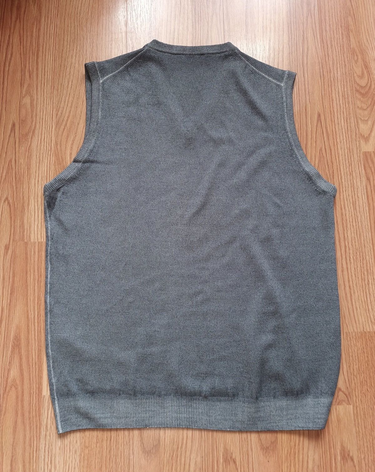 Zanieri Zanieri Lana Wool Grey Mens Vest Size XL Size US XL / EU 56 / 4 - 7 Thumbnail