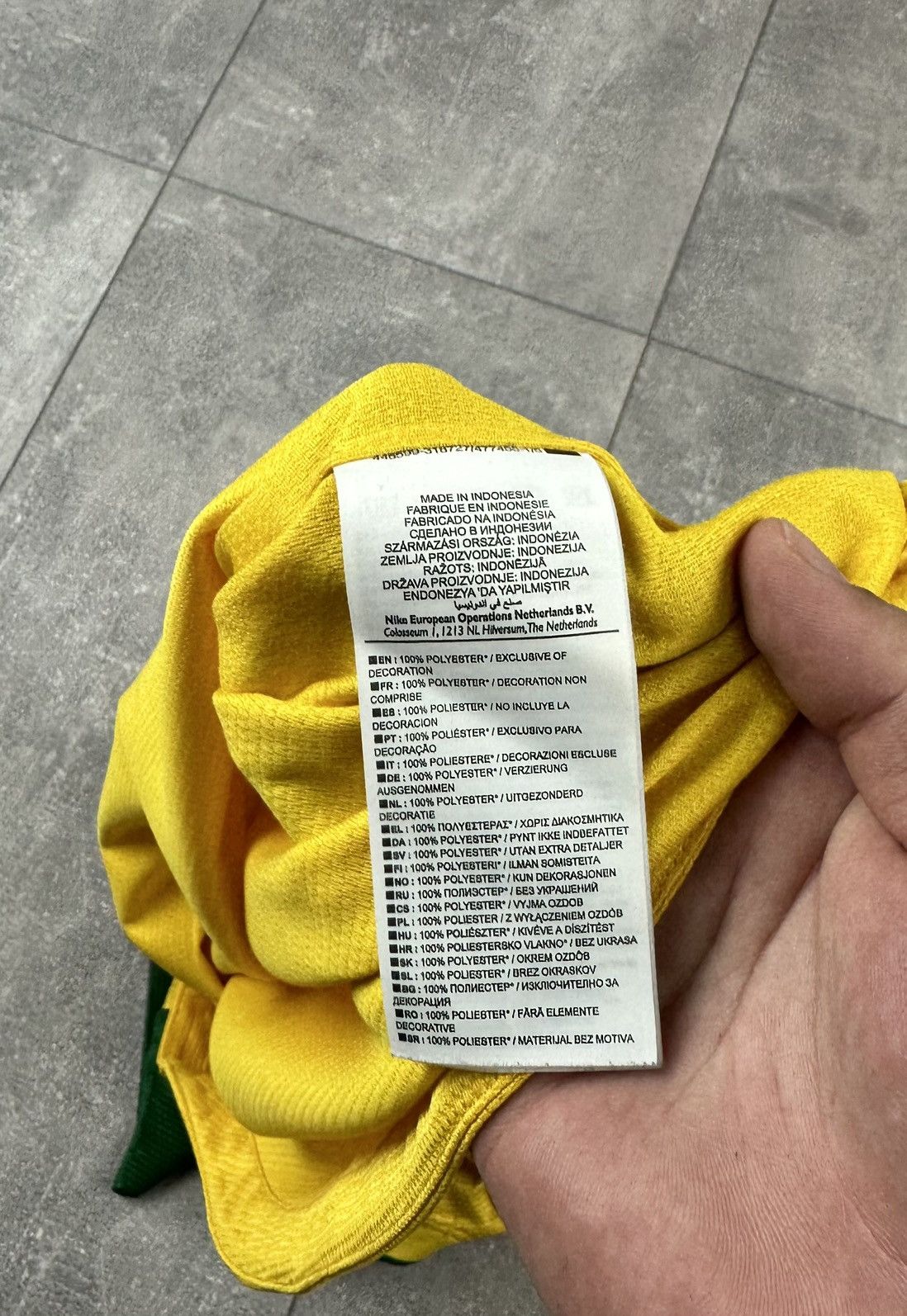 Nike Nike Brazil National Team Naldo #25 Soccer Jersey 447931-703 Size US M / EU 48-50 / 2 - 9 Thumbnail