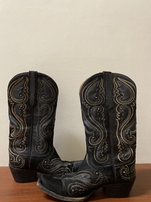 Lucchese lucchese leather cowboy boots made in mexico 7 size Grailed