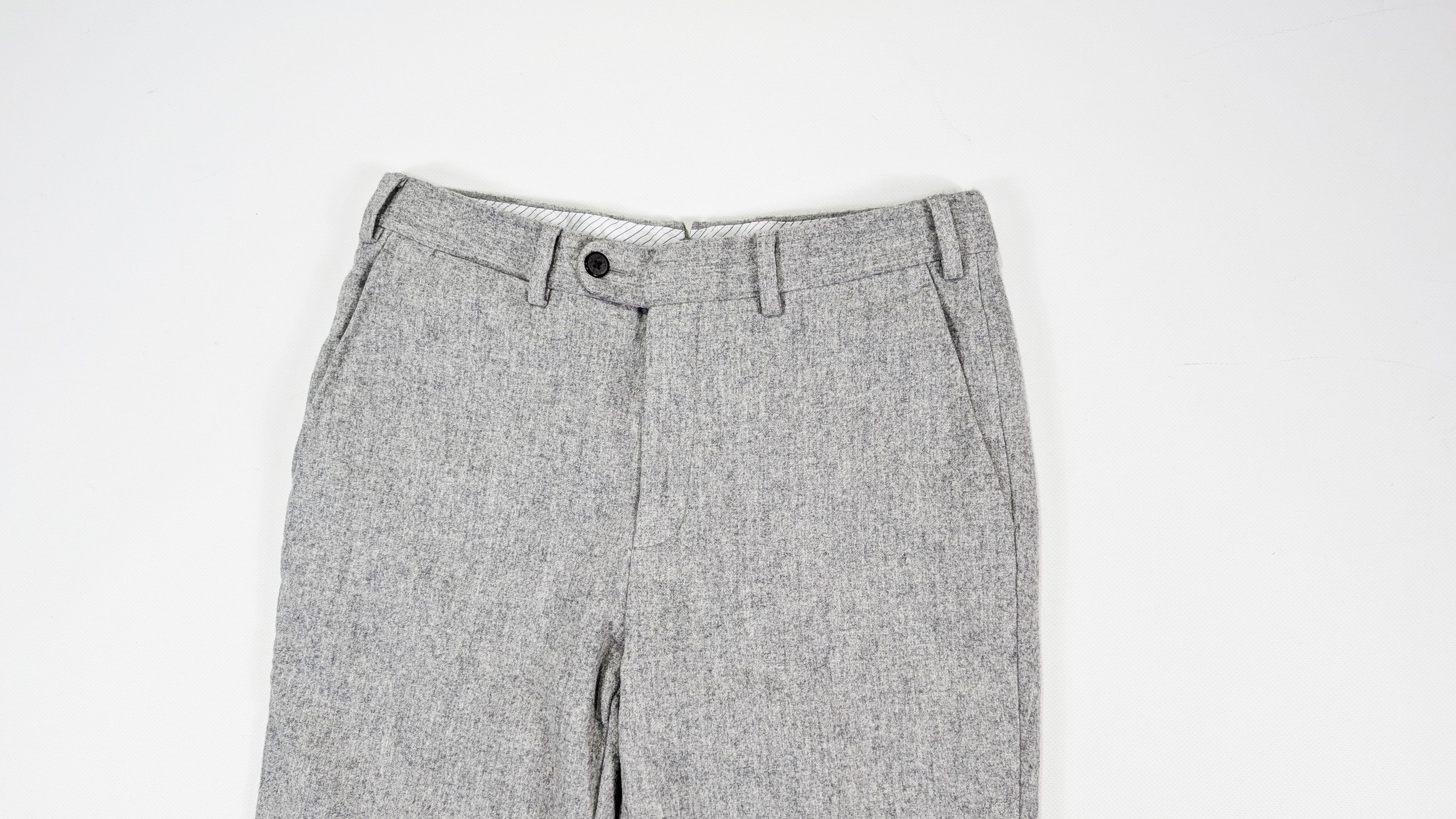 Suitsupply Brescia Turn-Up SF Wool Slim Fit Dress Trousers