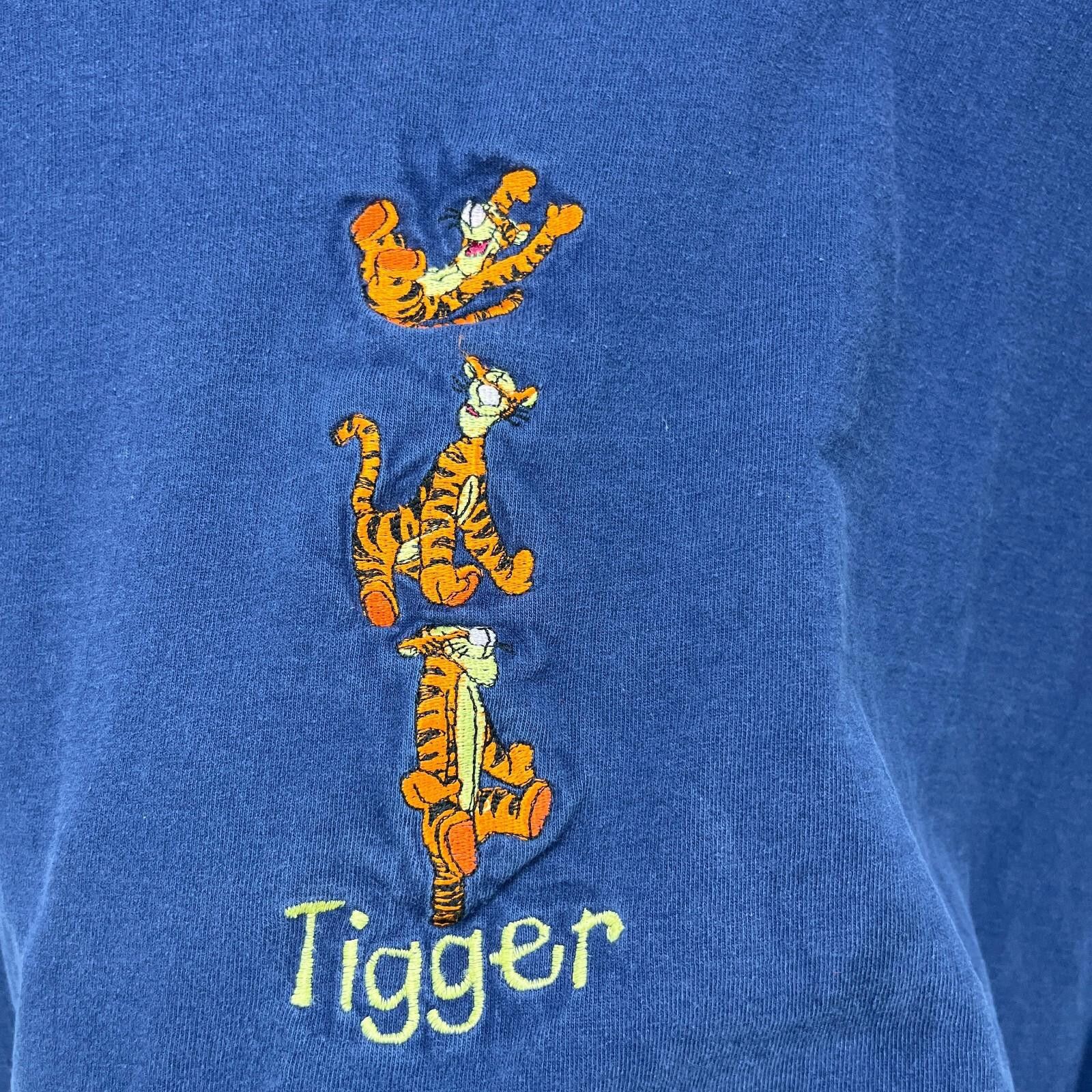 Disney Vintage 90s Tigger Winnie The Pooh Disney T-Shirt 2XL Size US XXL / EU 58 / 5 - 8 Thumbnail
