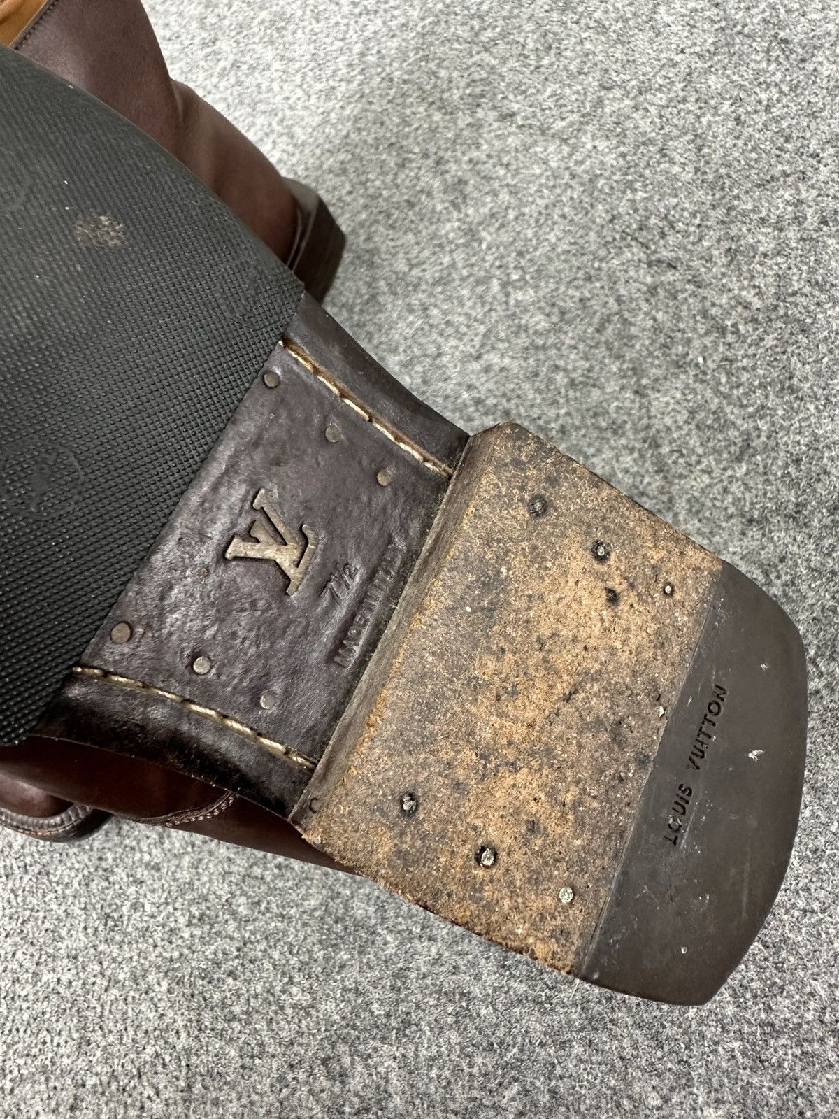 Louis Vuitton Louis Vuitton - Voltaire Ankle Leather Laced-Up Boots Brown Size US 7.5 / EU 40-41 - 12 Thumbnail