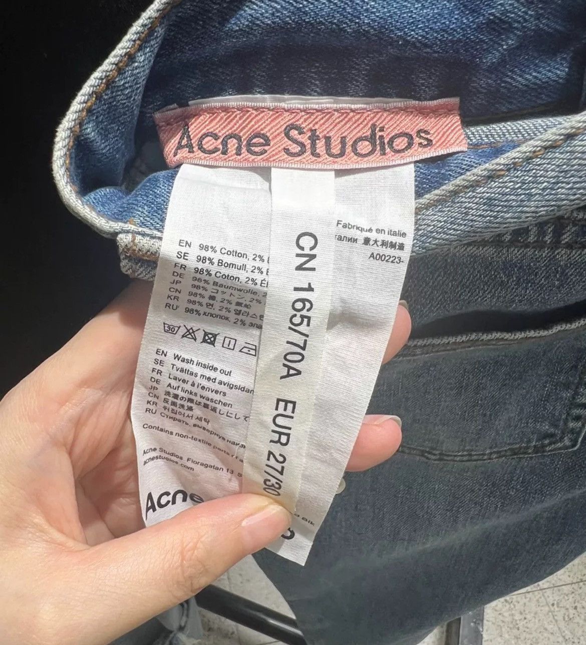 Acne Studios Acne Studios Jeans - DMC-2508 Size US 30 / EU 46 - 4 Thumbnail
