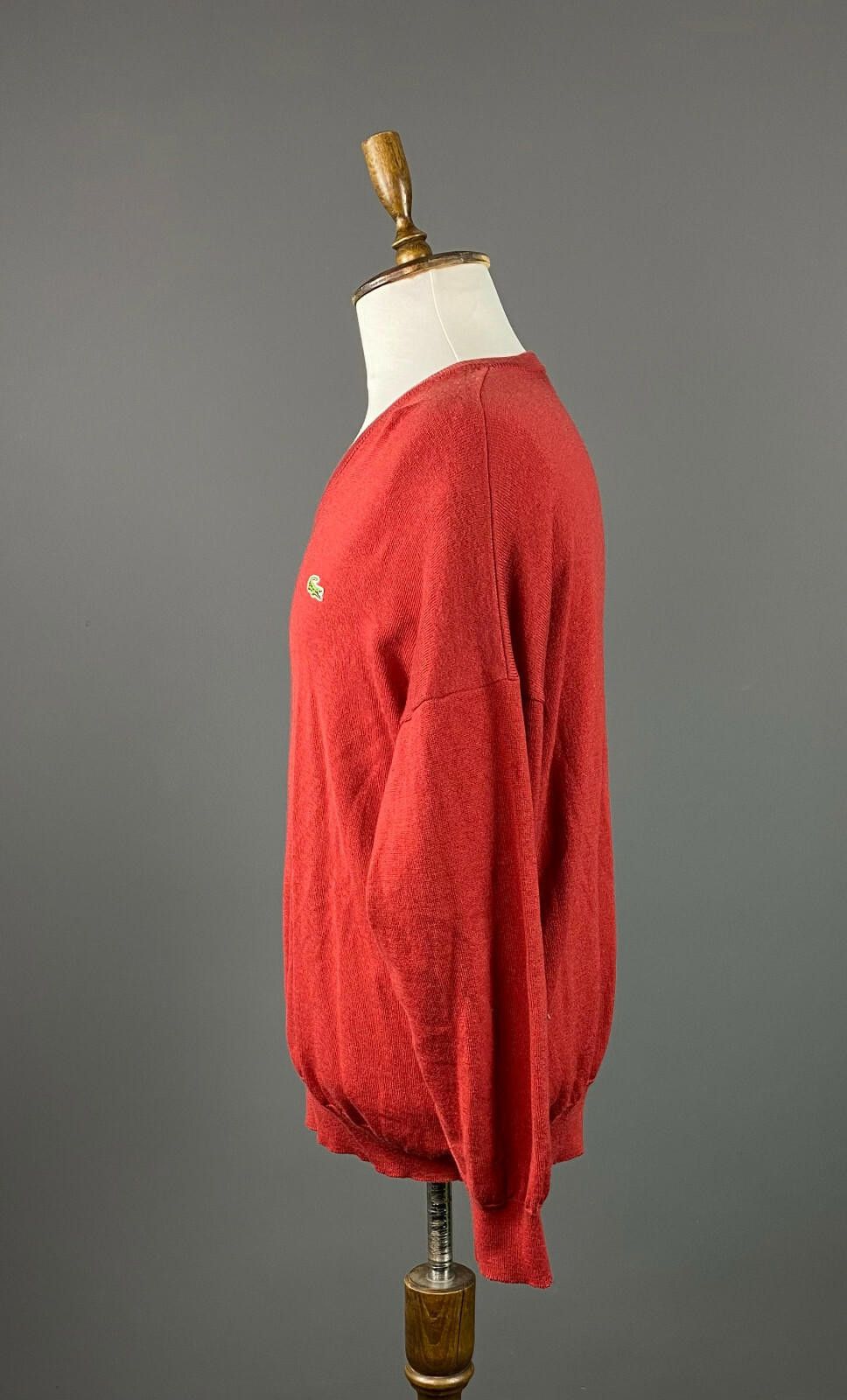 Lacoste Men Vintage Chemise Lacoste Red Wool Sweater Size 8 Size US M / EU 48-50 / 2 - 4 Thumbnail