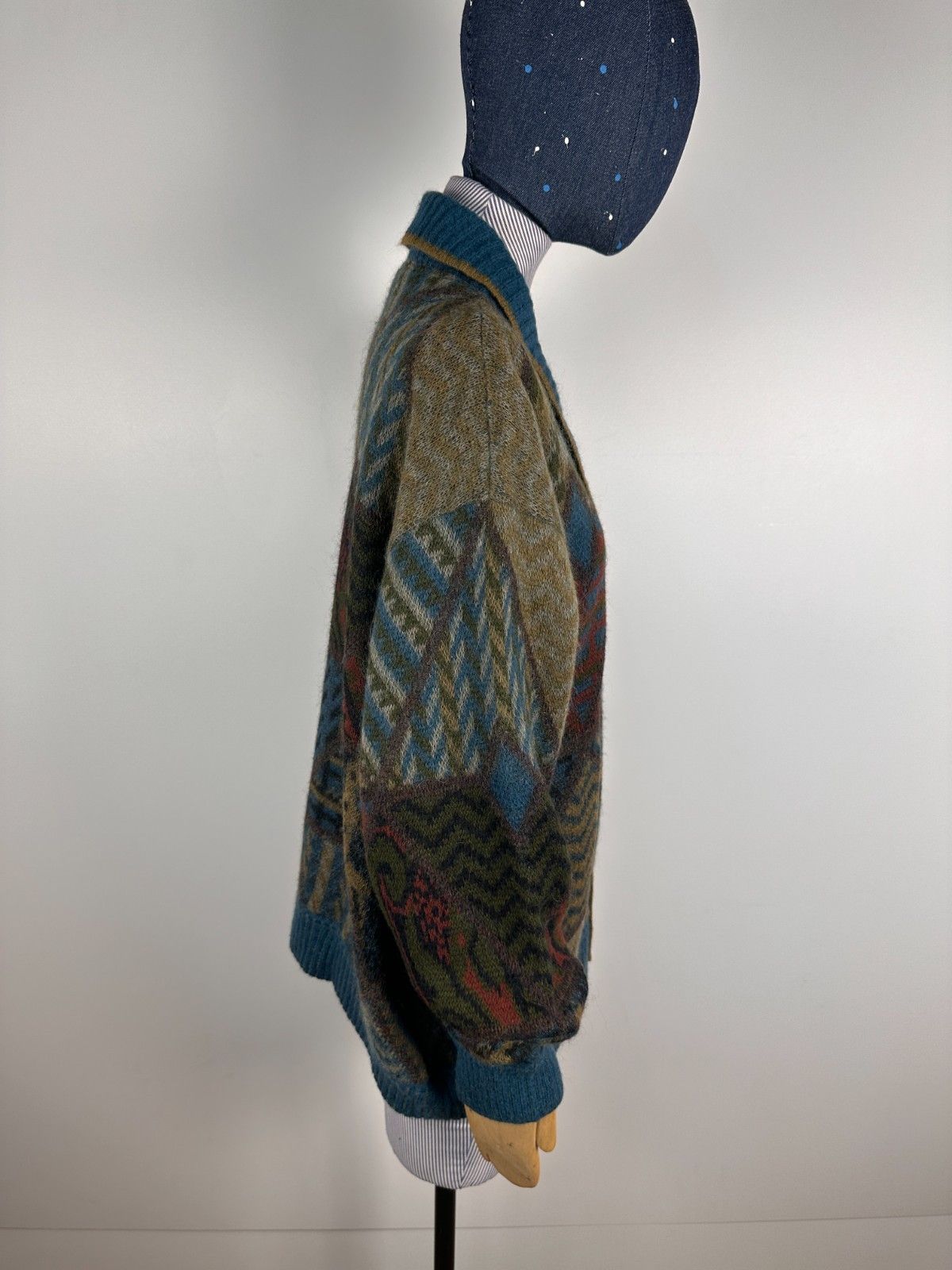 Bogner Vintage Bogner Mohair Cardigan Sweater Knit Fullprint US14 Size XL / US 12-14 / IT 48-50 - 6 Thumbnail
