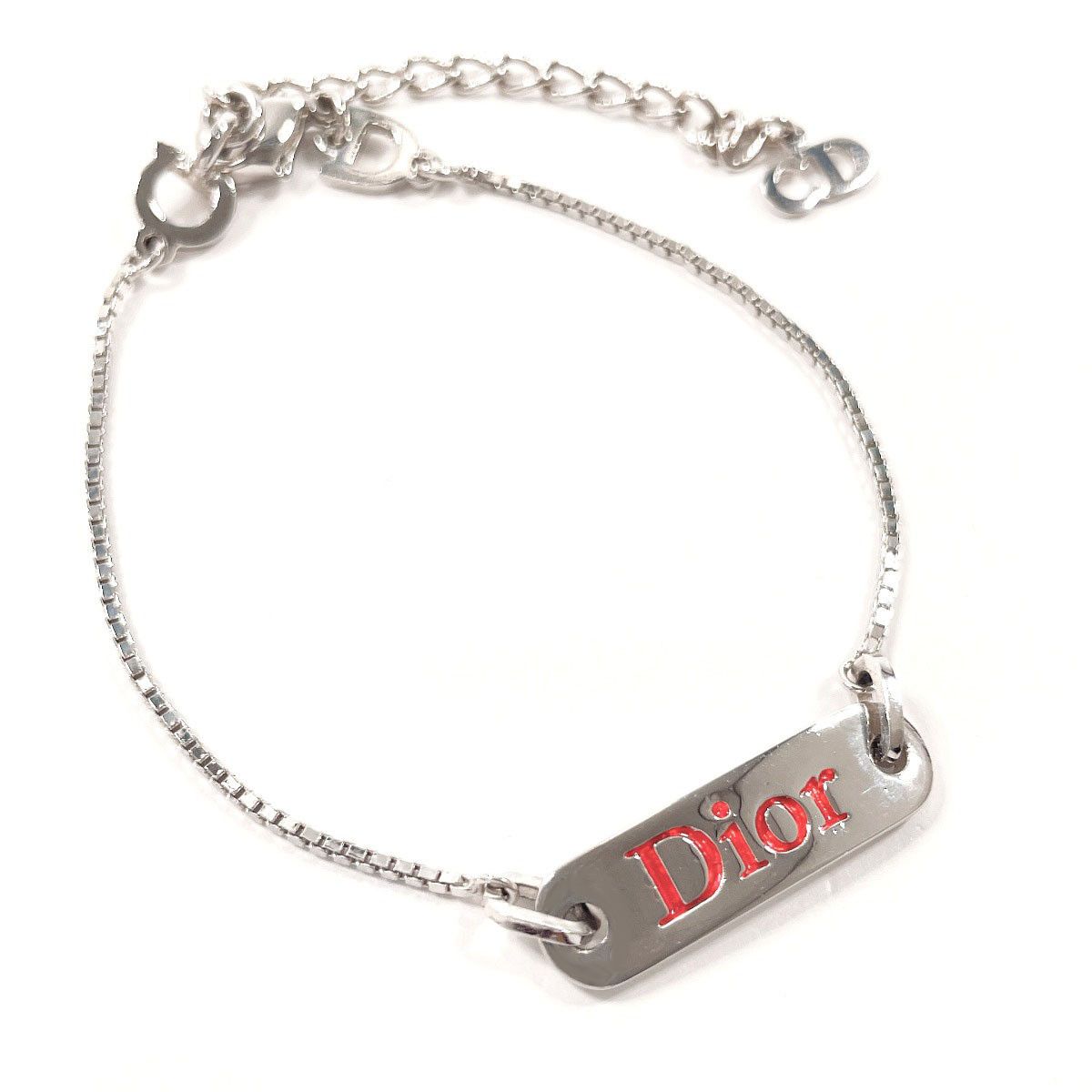 Dior Dior Christian Dior Logo Plate Vintage Bracelet Metal Bracelet DUTY FREE for USA Size ONE SIZE - 1 Thumbnail