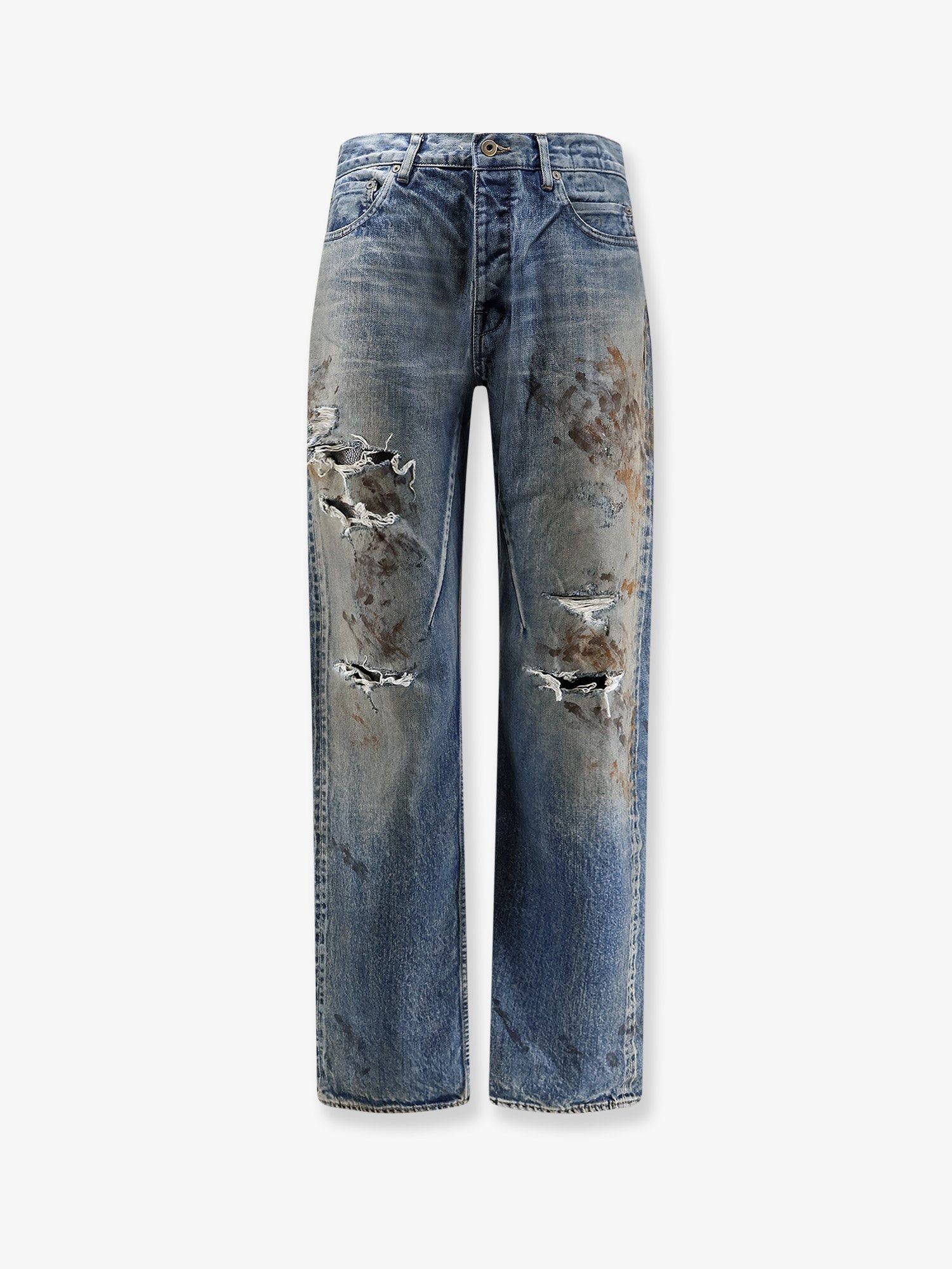 Rick Owens Drkshdw Jeans With Used Effect Size US 33 - 1 Thumbnail