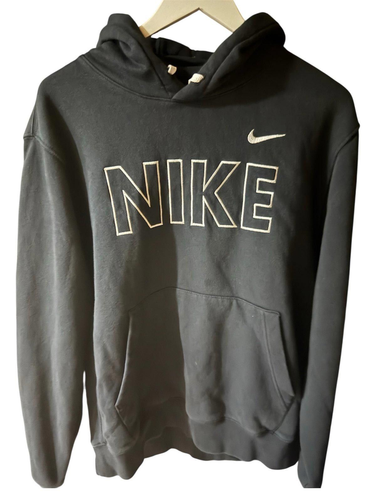 Nike Nike Black Spellout Hoodie Y2K Rare Sz L Men’s Embroidered Size US L / EU 52-54 / 3 - 1 Thumbnail