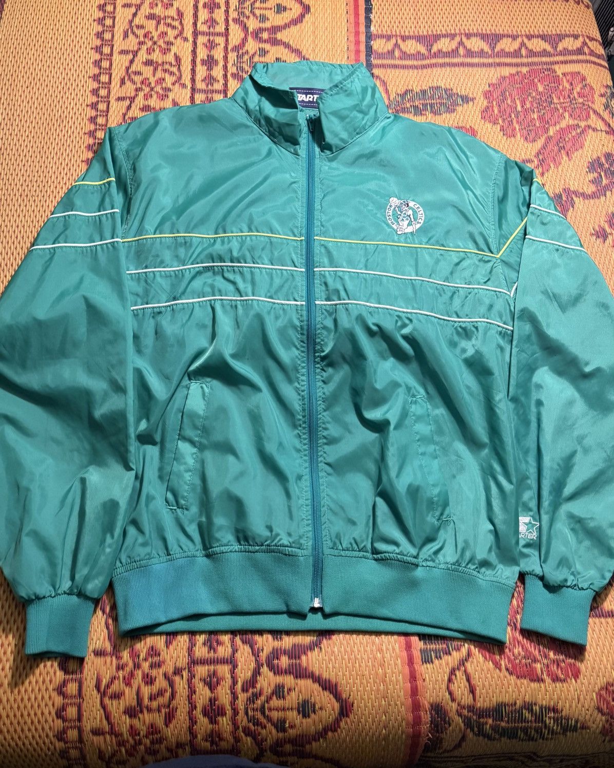 Starter Vintage Starter Boston Celtics Windbreaker Size US XL / EU 56 / 4 - 1 Thumbnail