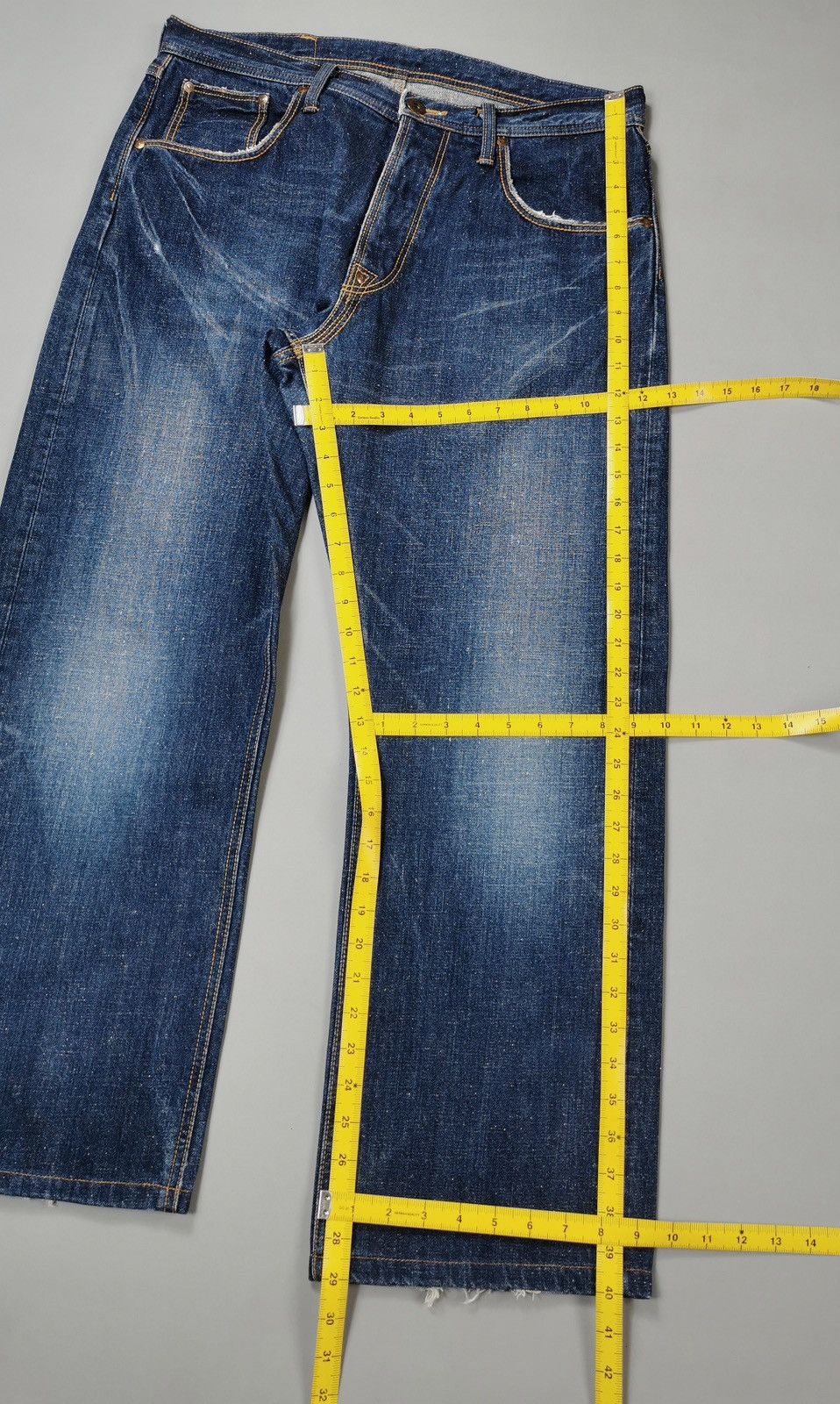 Japanese Brand × Lee The HD Lee Merc Company Jeans (LG92) Size US 36 / EU 52 - 13 Thumbnail