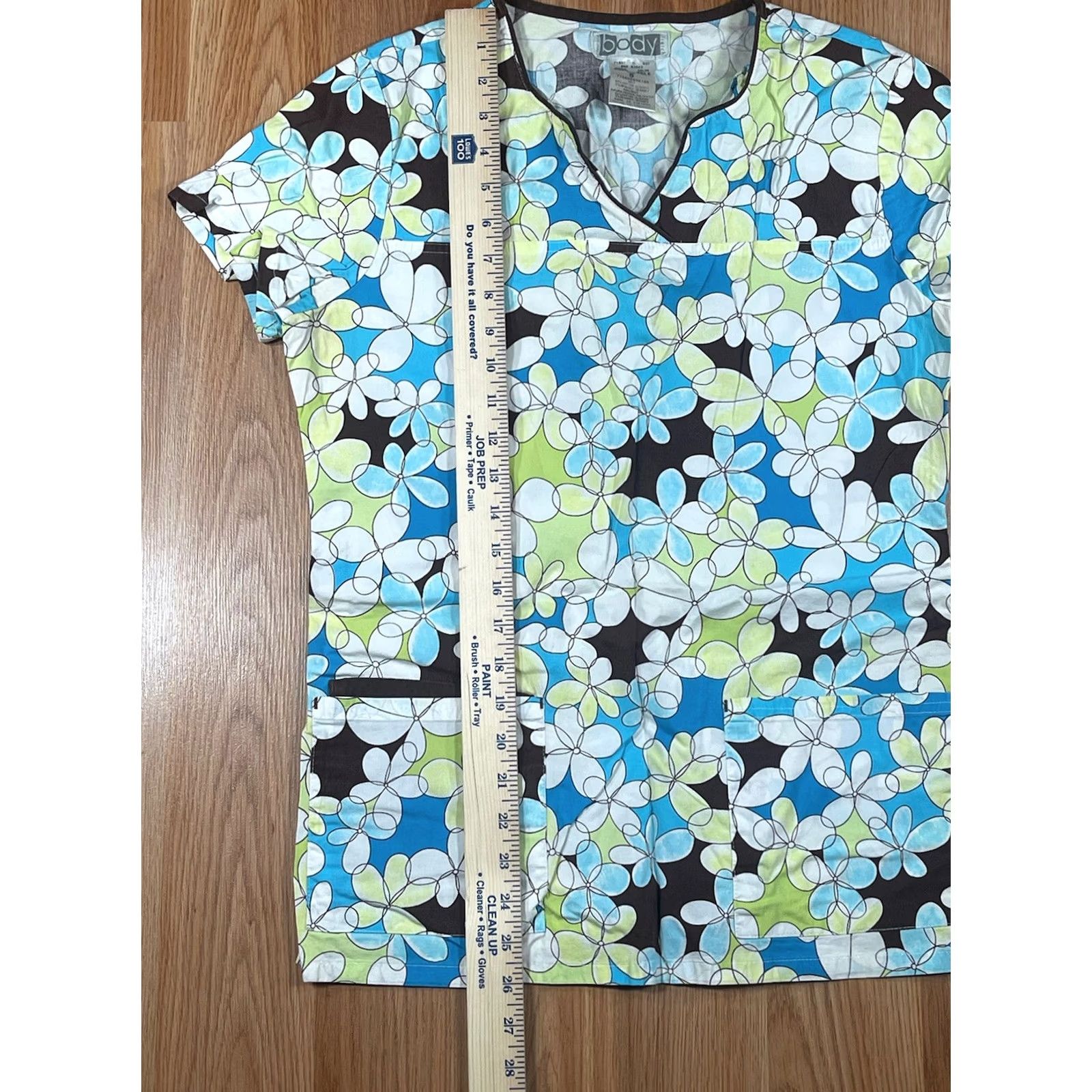 Cherokee Cherokee Shirt S Body Stretch Nurse Scrub Top Women Size Floral Size S / US 4 / IT 40 - 3 Thumbnail