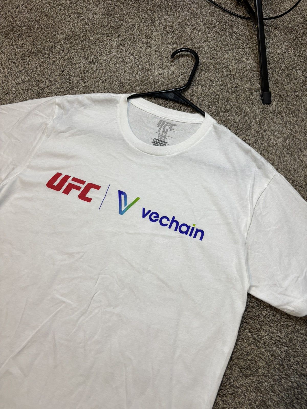 UFC UFC Vechain Logo T-Shirt White Size US M / EU 48-50 / 2 - 2 Thumbnail