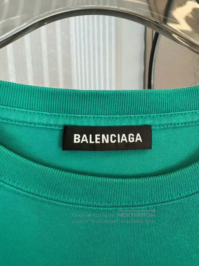 Balenciaga Balenciaga Teal Coca-Cola wave short-sleeve, size L Size US L / EU 52-54 / 3 - 3 Thumbnail