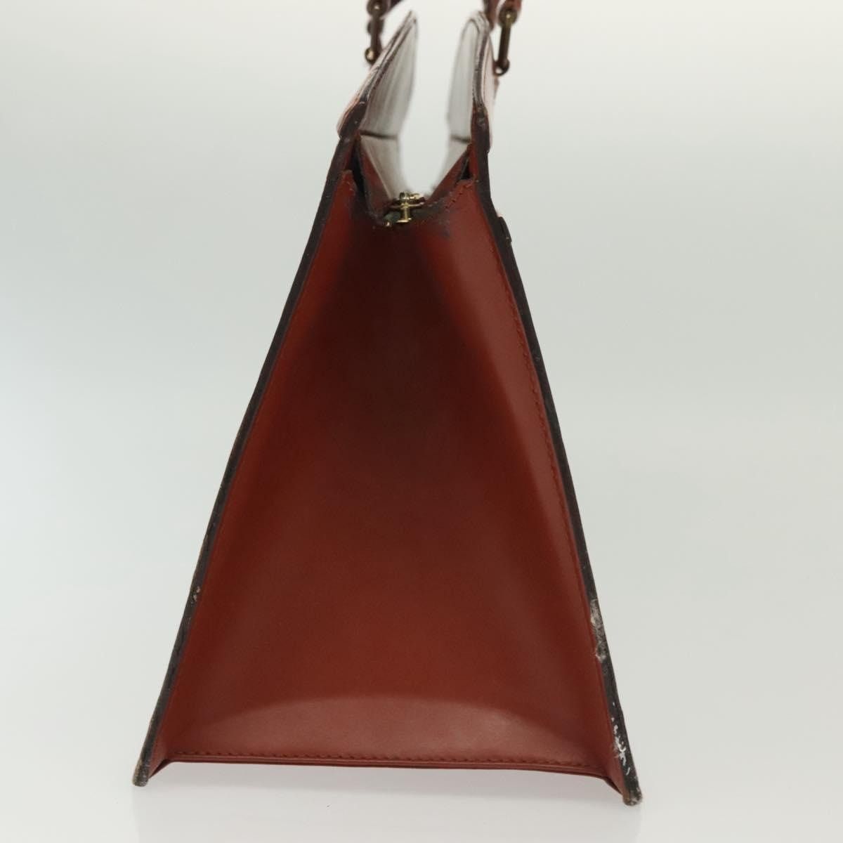 Louis Vuitton LOUIS VUITTON Epi Riviera Hand Bag Brown M48183 Size ONE SIZE - 5 Thumbnail