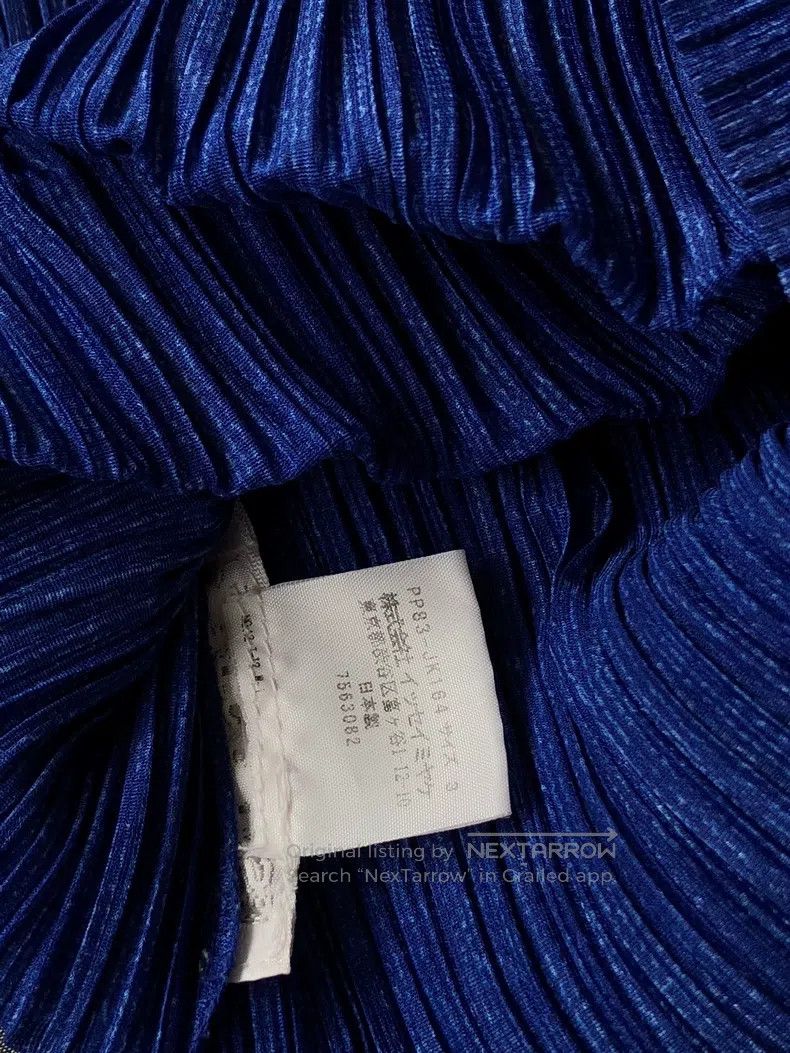 Issey Miyake Issey Miyake Blue Long Sleeve Size L / US 10 / IT 46 - 5 Thumbnail