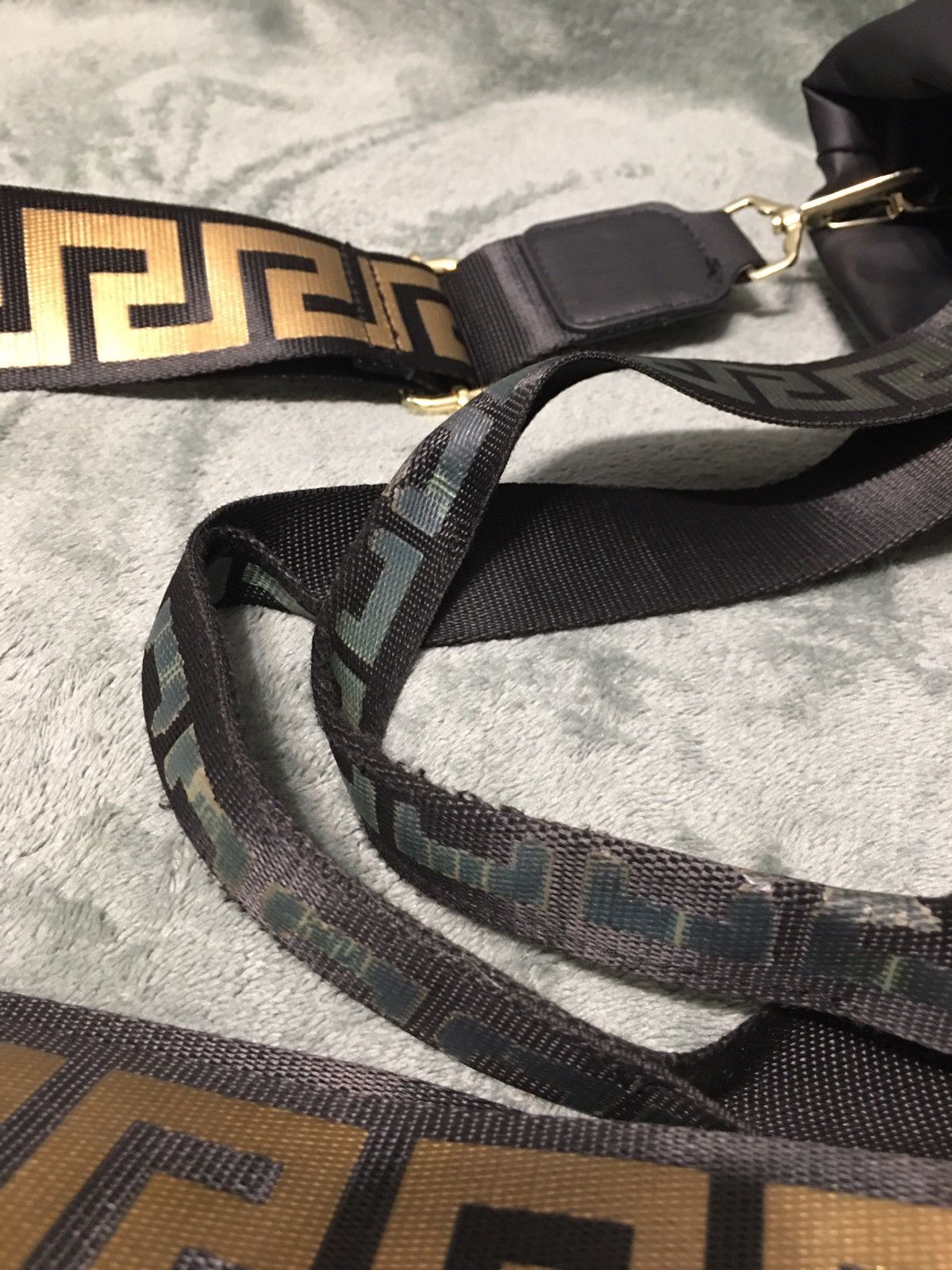 Versace Versace Parfums Black Medusa Logo Design Shoulder Bag Size ONE SIZE - 9 Thumbnail