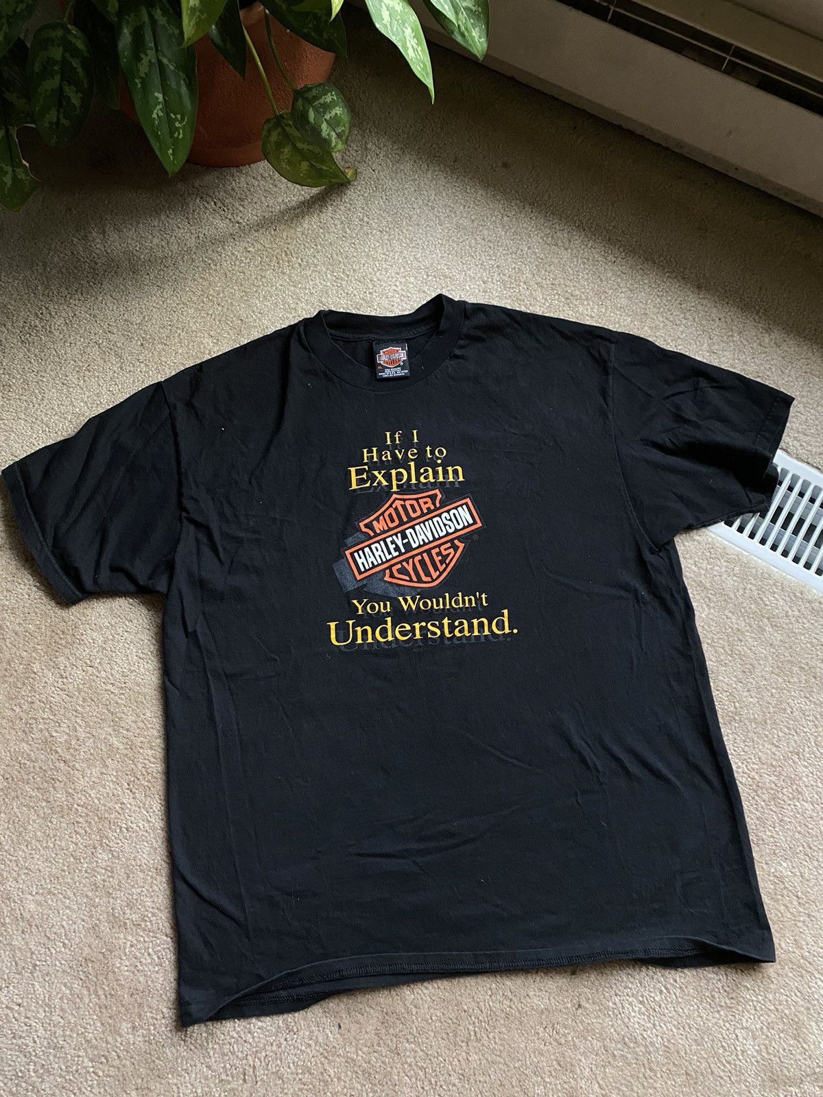 Harley Davidson × Vintage Vintage Harley Davidson 1990s If I have to explain Hawaii Size US XL / EU 56 / 4 - 1 Thumbnail