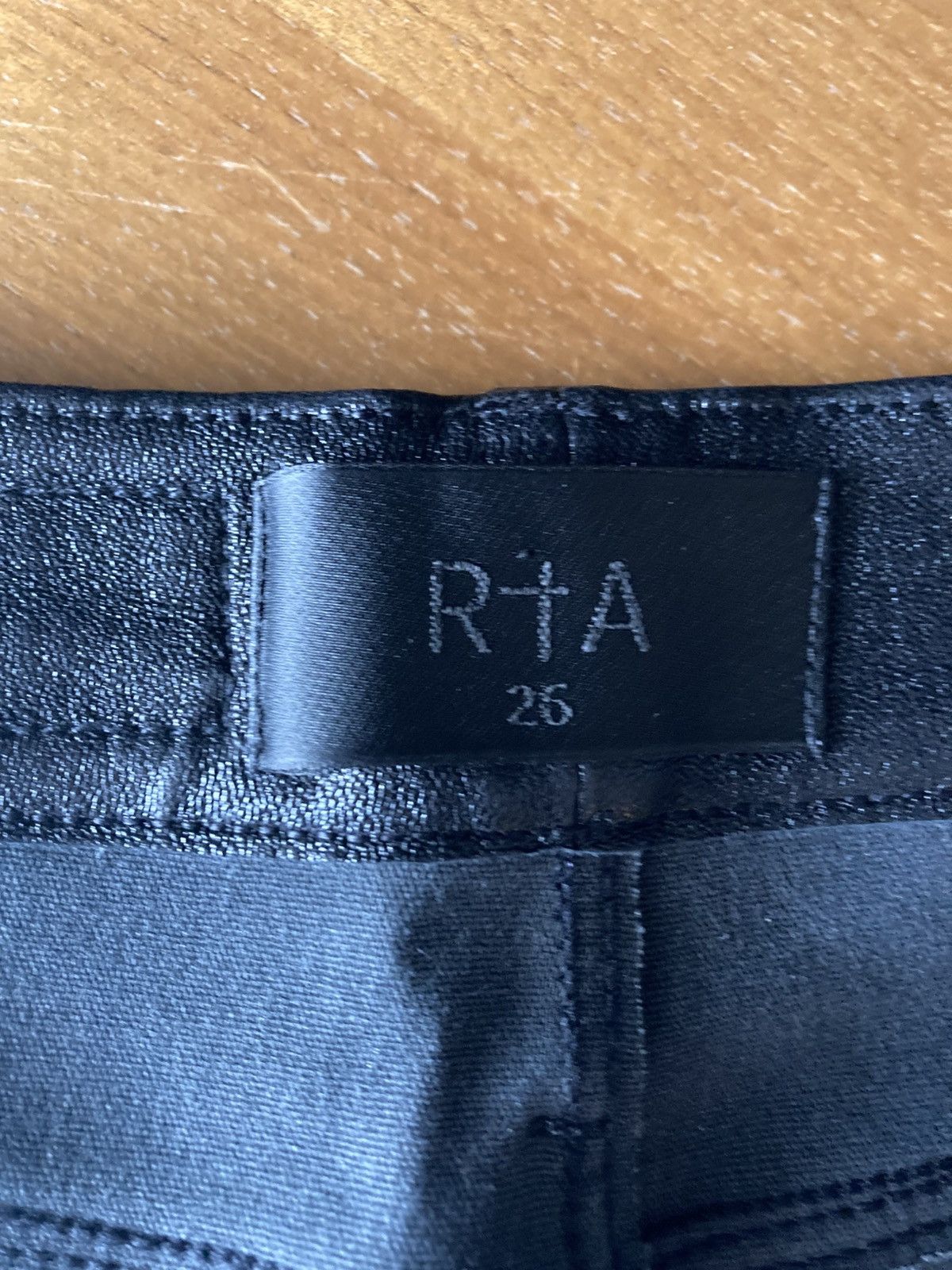 Rta RTA Women’s Black Leather Pants, size 26 Size 27" / US 4 / IT 40 - 9 Thumbnail
