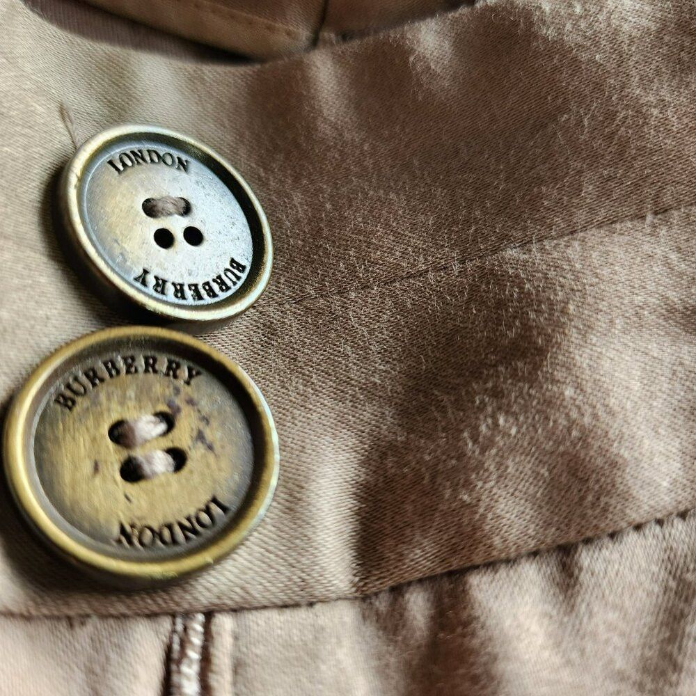 Burberry Burberry Pants Size 8 – Brown Cotton Blend, Wide Leg, Mid-R Size 30" / US 8 / IT 44 - 5 Thumbnail