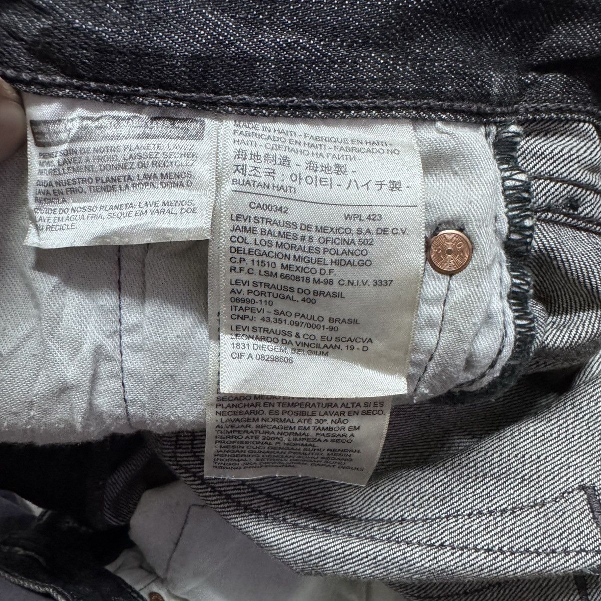 Levi's Levis 501 Black Denim Jeans Size US 30 / EU 46 - 21 Thumbnail