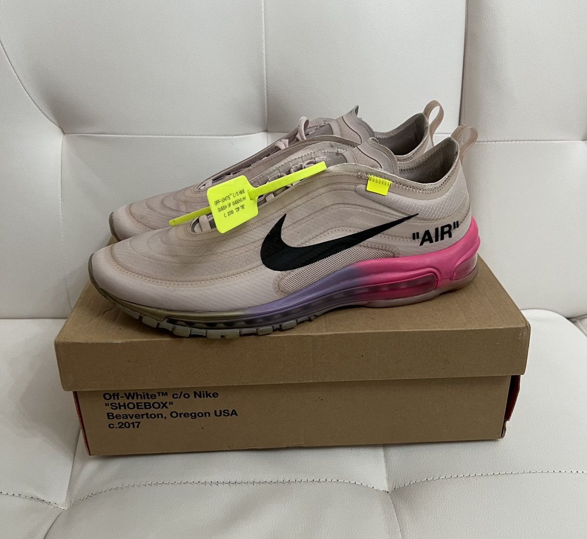 Nike × Off-White Serena Williams x Off-White x Nike Air Max 97 Queen 10.5 Size US 10.5 / EU 43-44 - 2 Thumbnail
