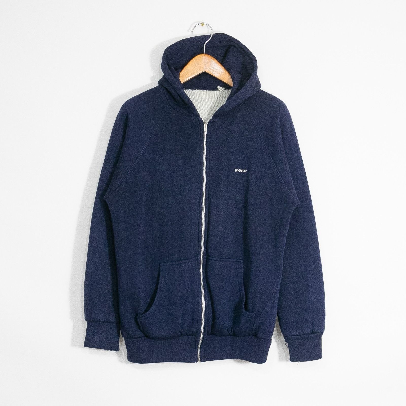 McGregor Vintage 90s McGregor Zip Up Thermal Hoodie Large Distressed Size US L / EU 52-54 / 3 - 1 Thumbnail