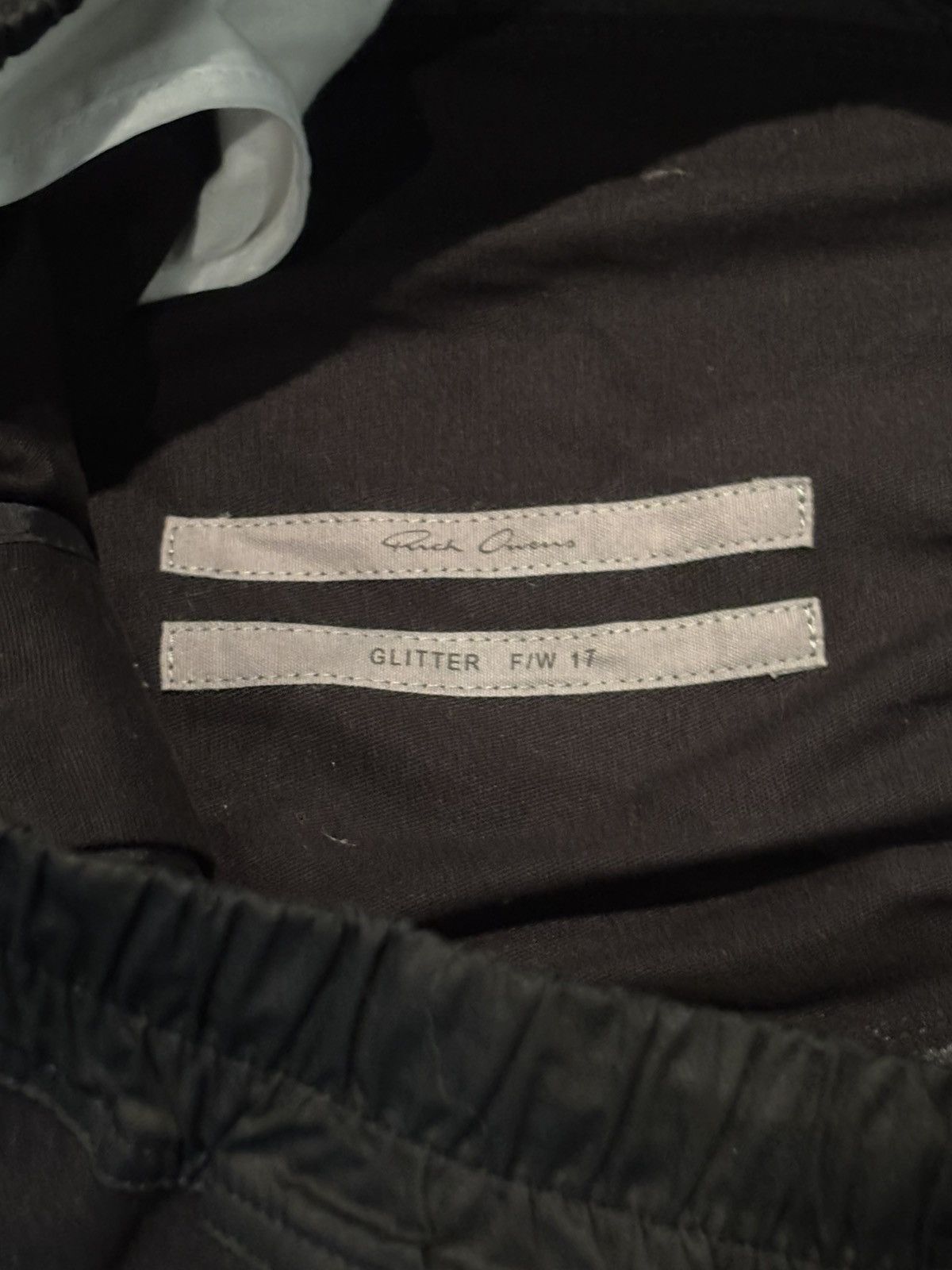 Rick Owens Rick Owens Mainline FW17 Glitter Poplin Cropped Trouser Size US 38 / EU 54 - 4 Thumbnail