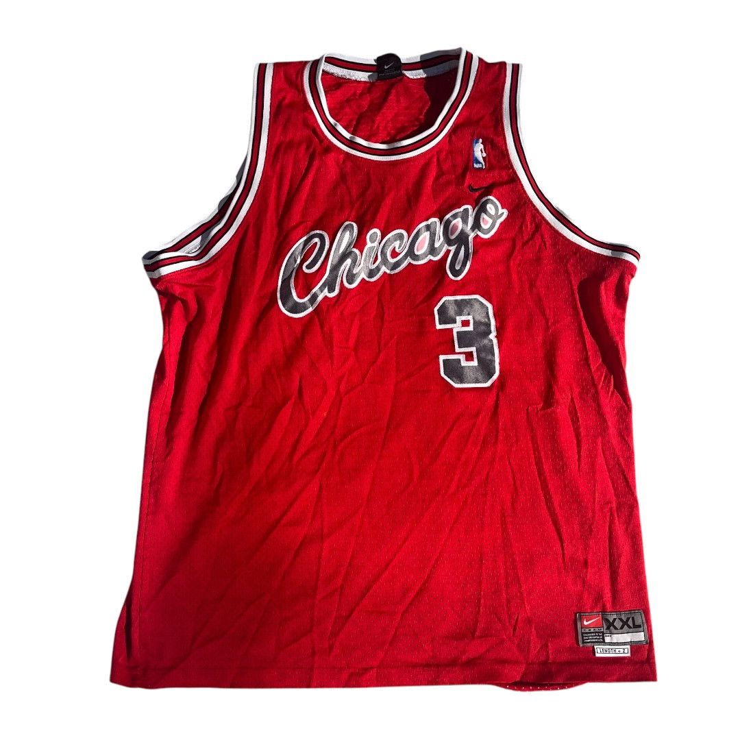 NBA × Nike × Vintage VINTAGE Nike Chicago Bills Tyson Chandler Jersey Size US XXL / EU 58 / 5 - 1 Thumbnail