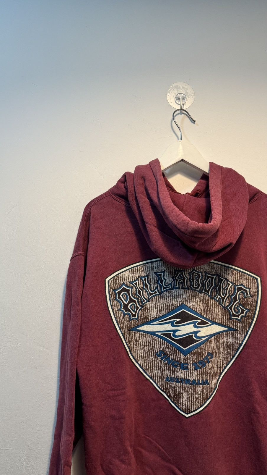 Billabong Vintage Billabong Maroon Hoodies Size US L / EU 52-54 / 3 - 3 Thumbnail